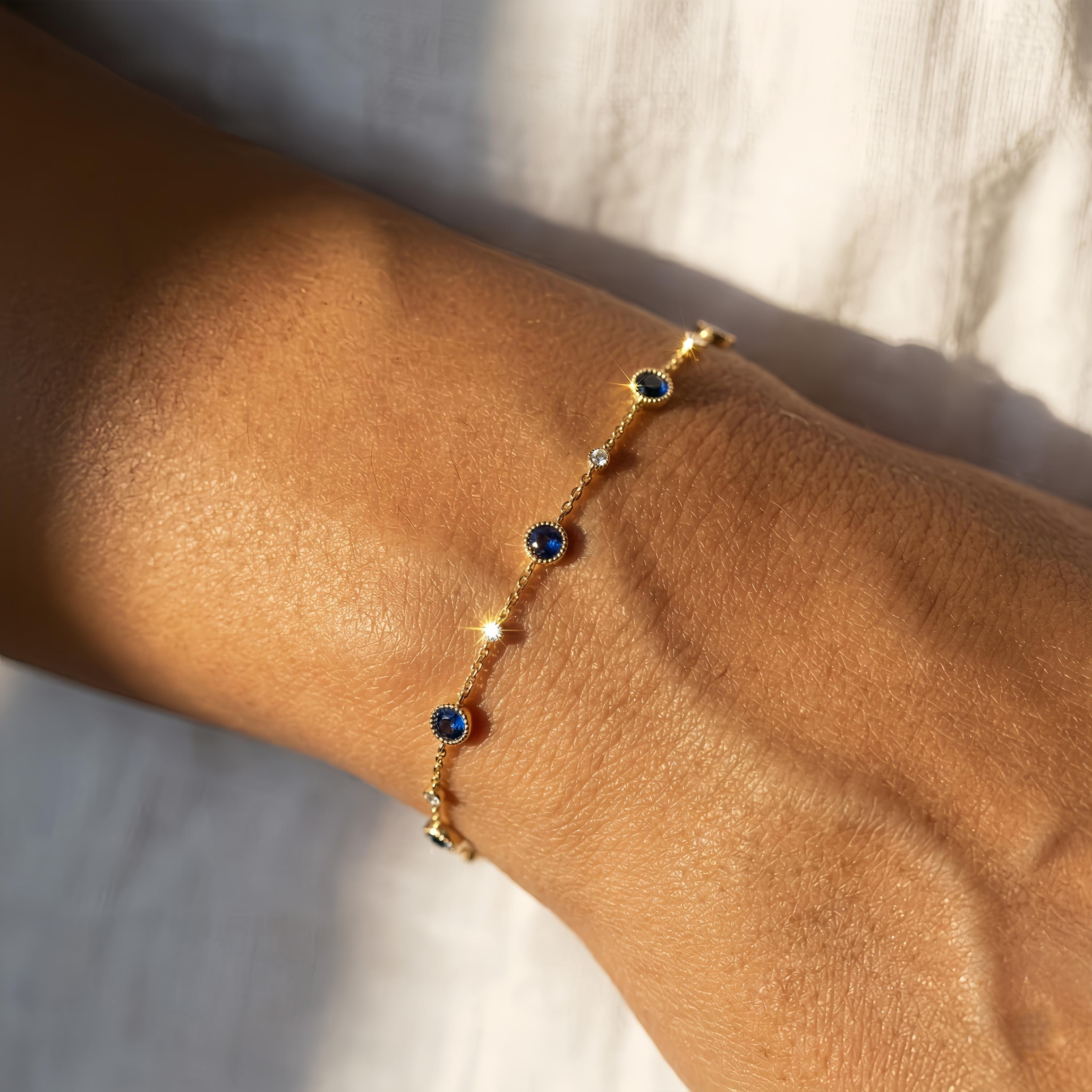 Blue Sapphire Bracelet 