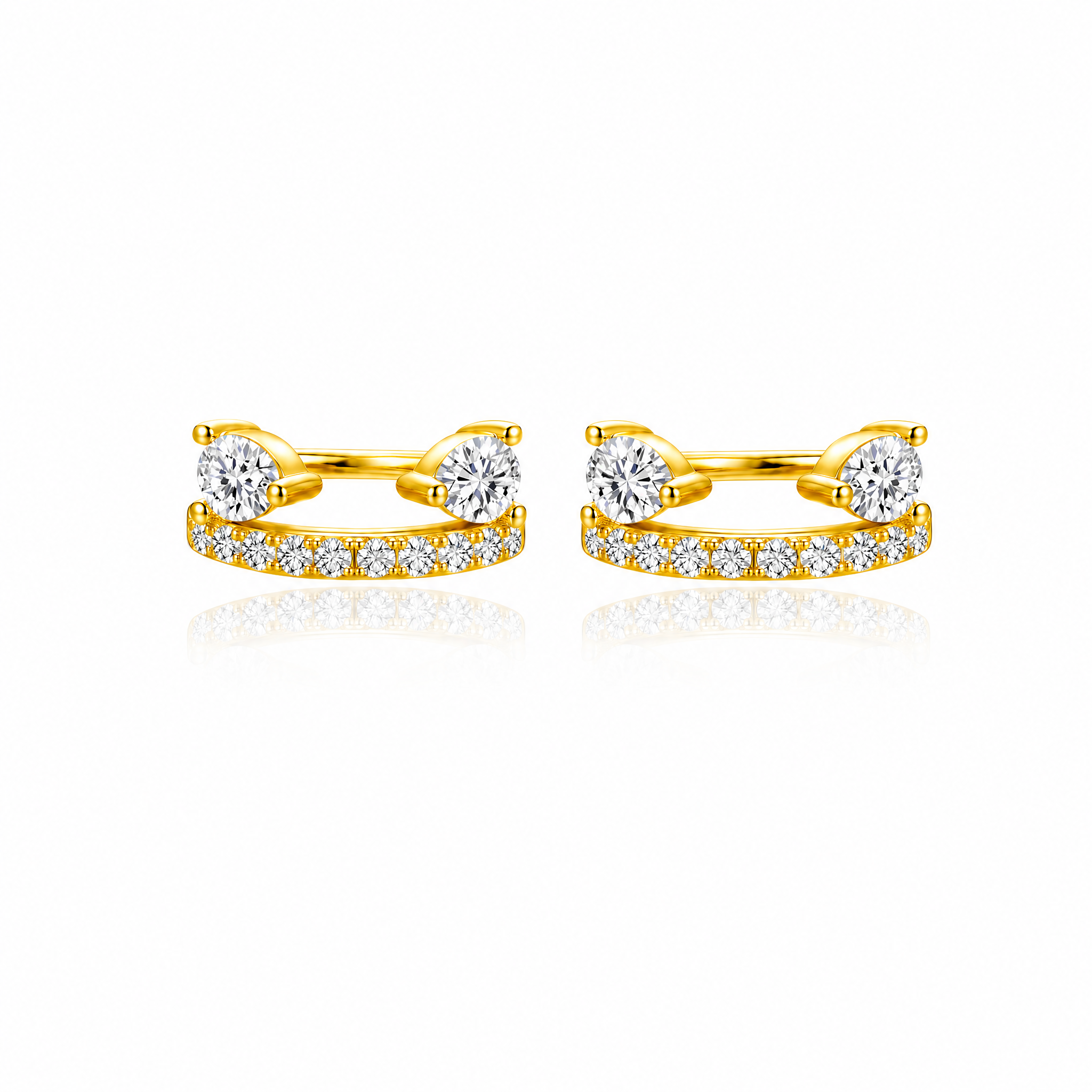 Hinged CZ Cartilage Hoop — A Tiny Spark of Light for Your Ear