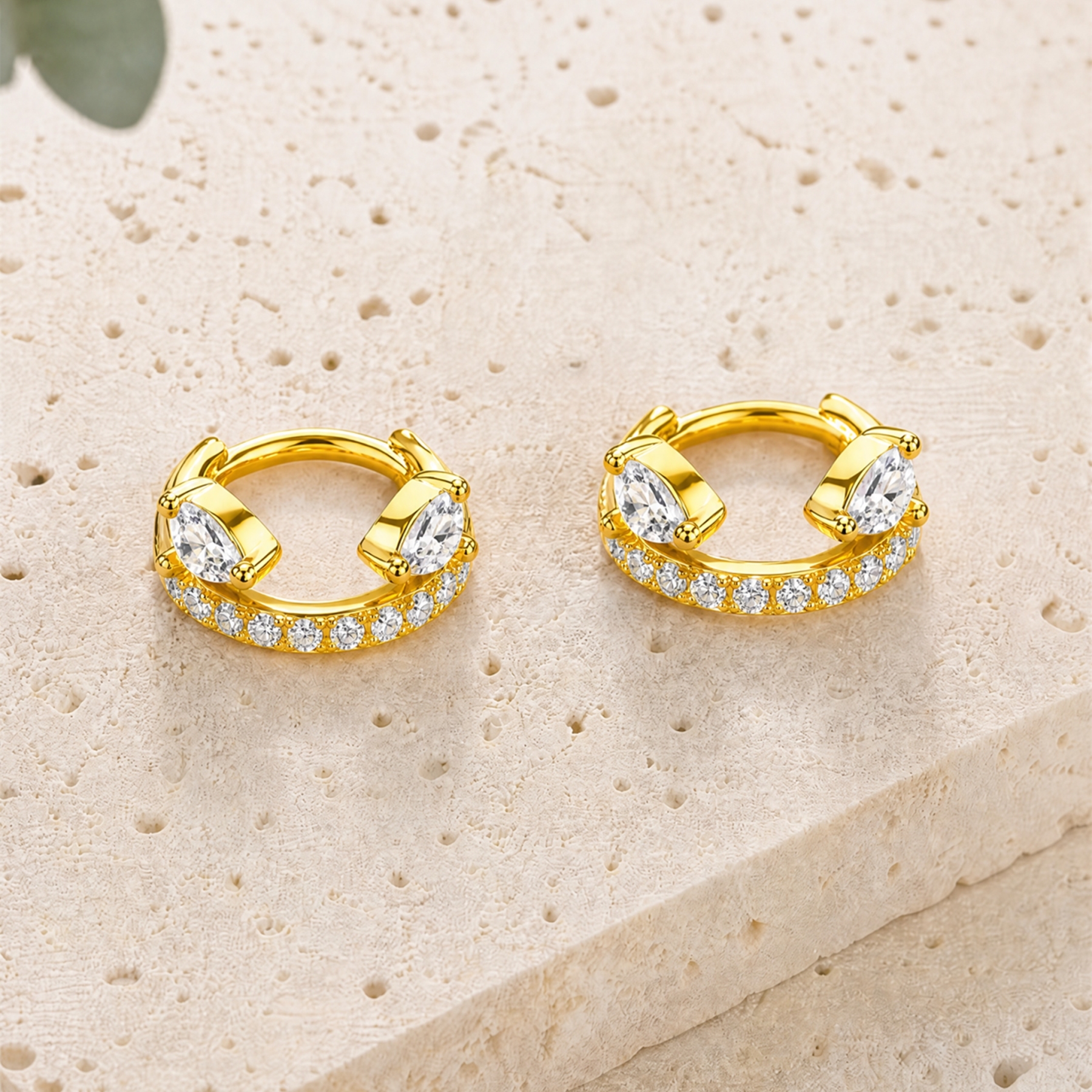 Hinged CZ Cartilage Hoop — A Tiny Spark of Light for Your Ear