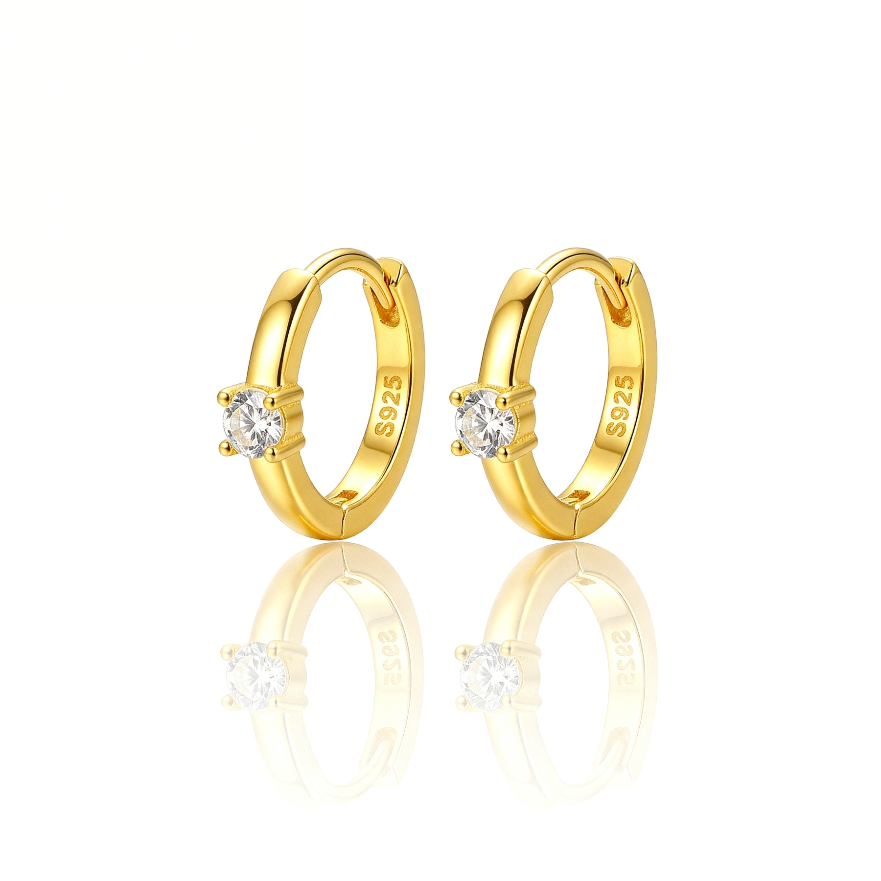 Diamond Huggie Earring