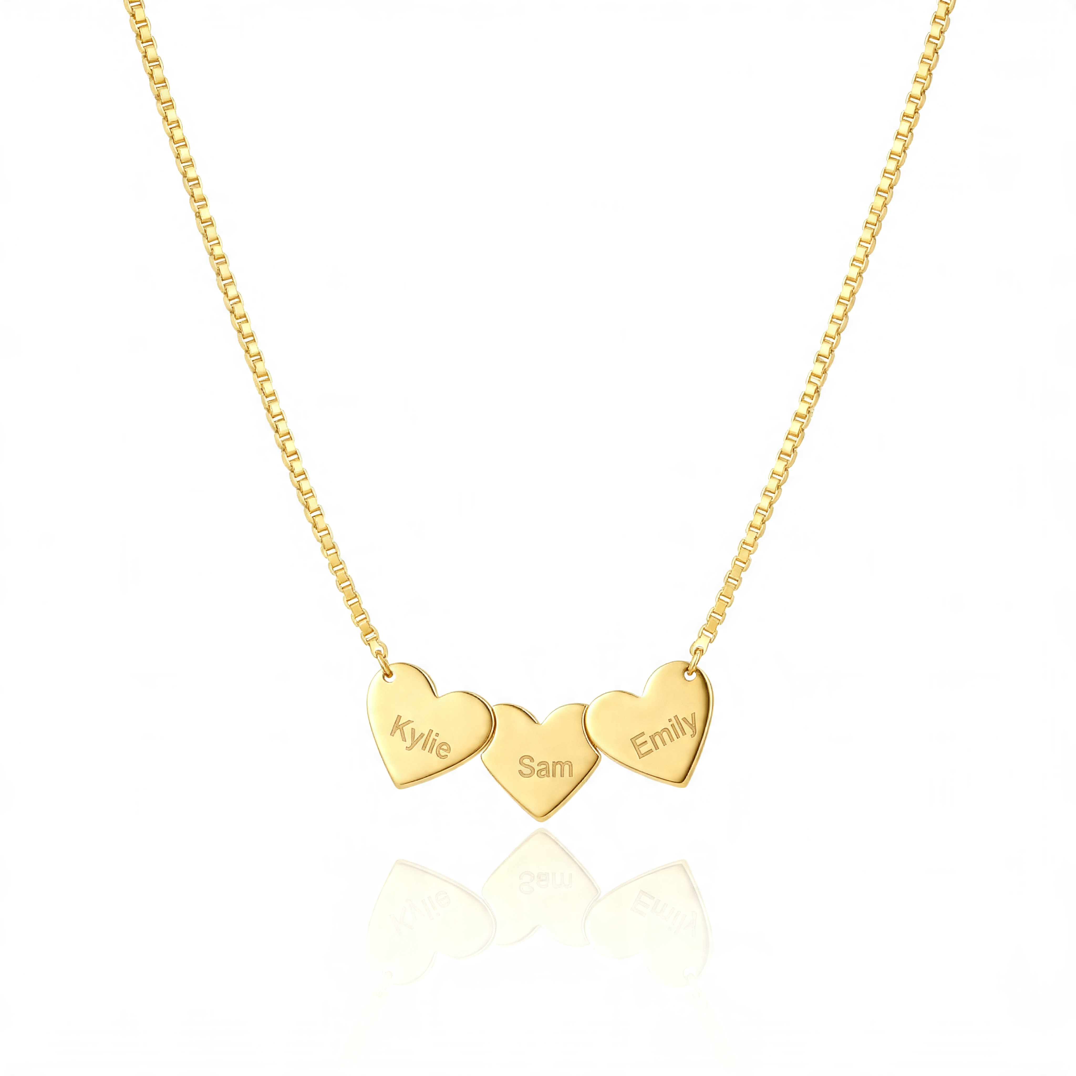 Personalized One-piece Heart-shaped Name Necklace