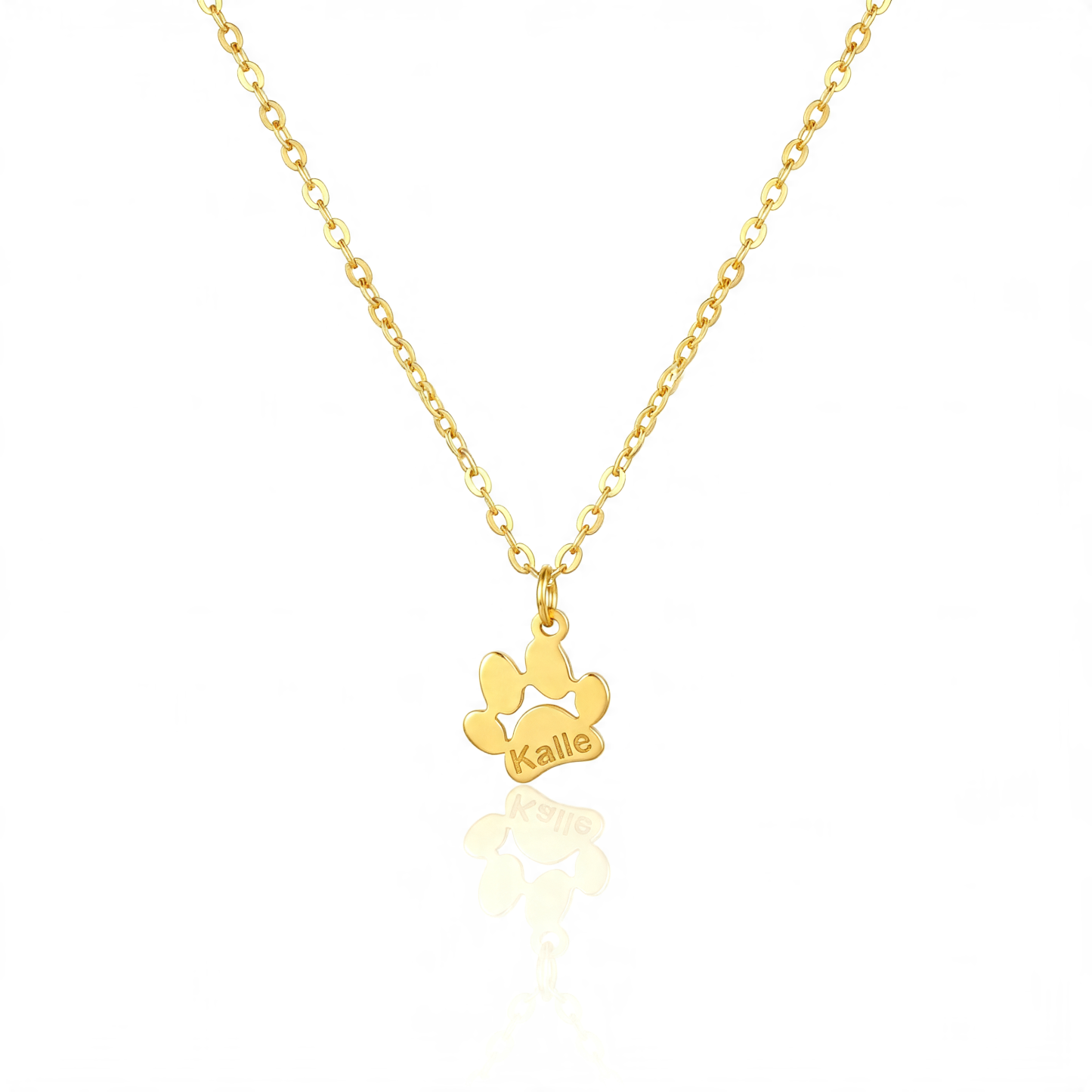 Paw Print Name Necklace (Or Bracelet)
