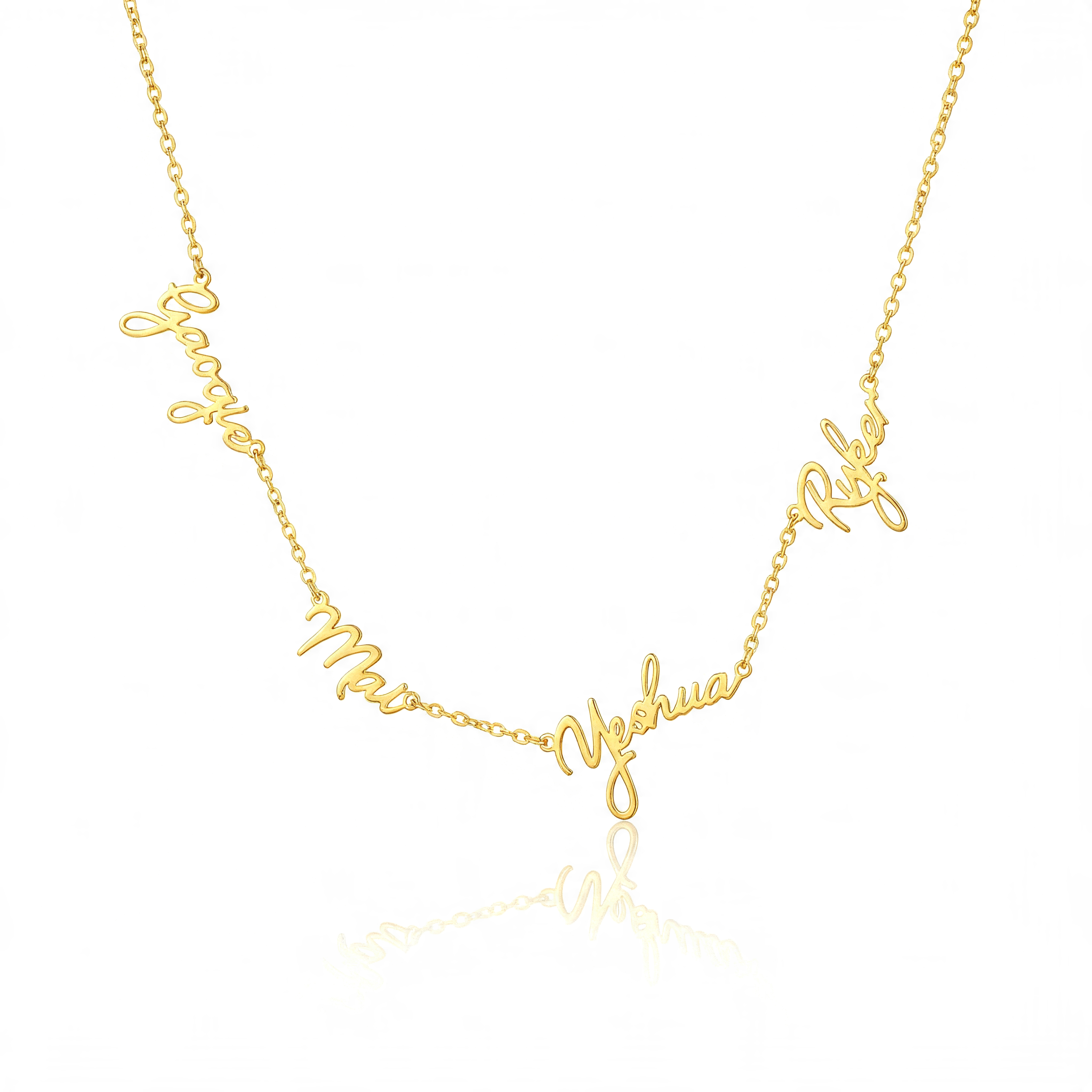 Personalized Multiple Name Necklace