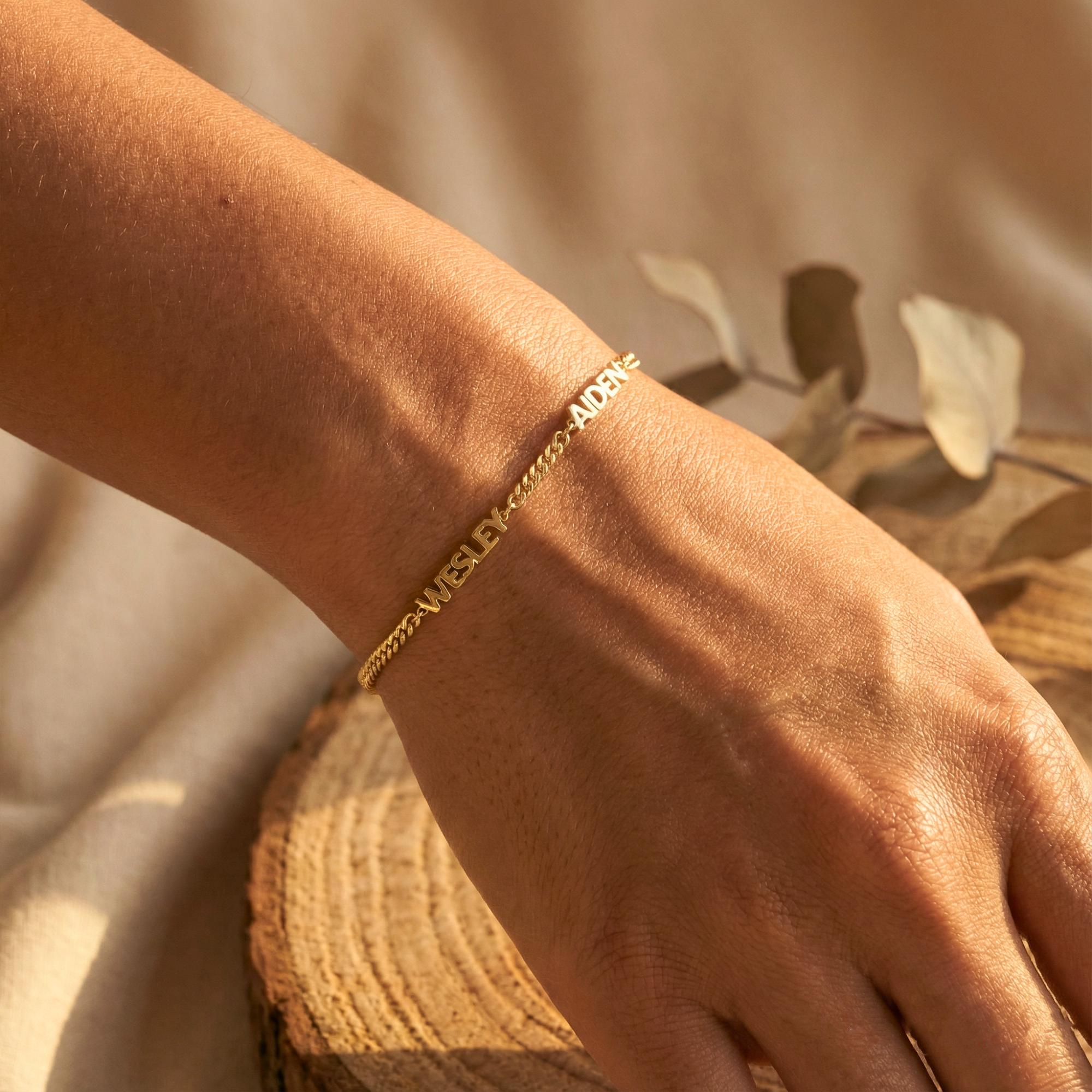 Personalized Multiple Name Bracelet