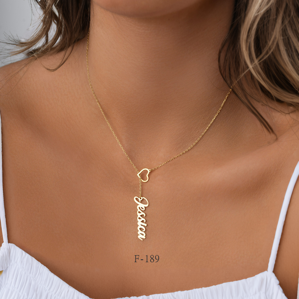 Personalized Fashionable Name Necklace(Star or Heart)