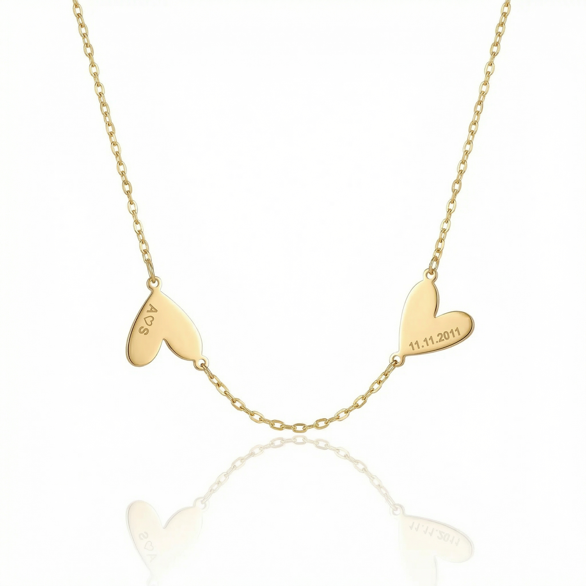 Personalized Heart Name Necklace