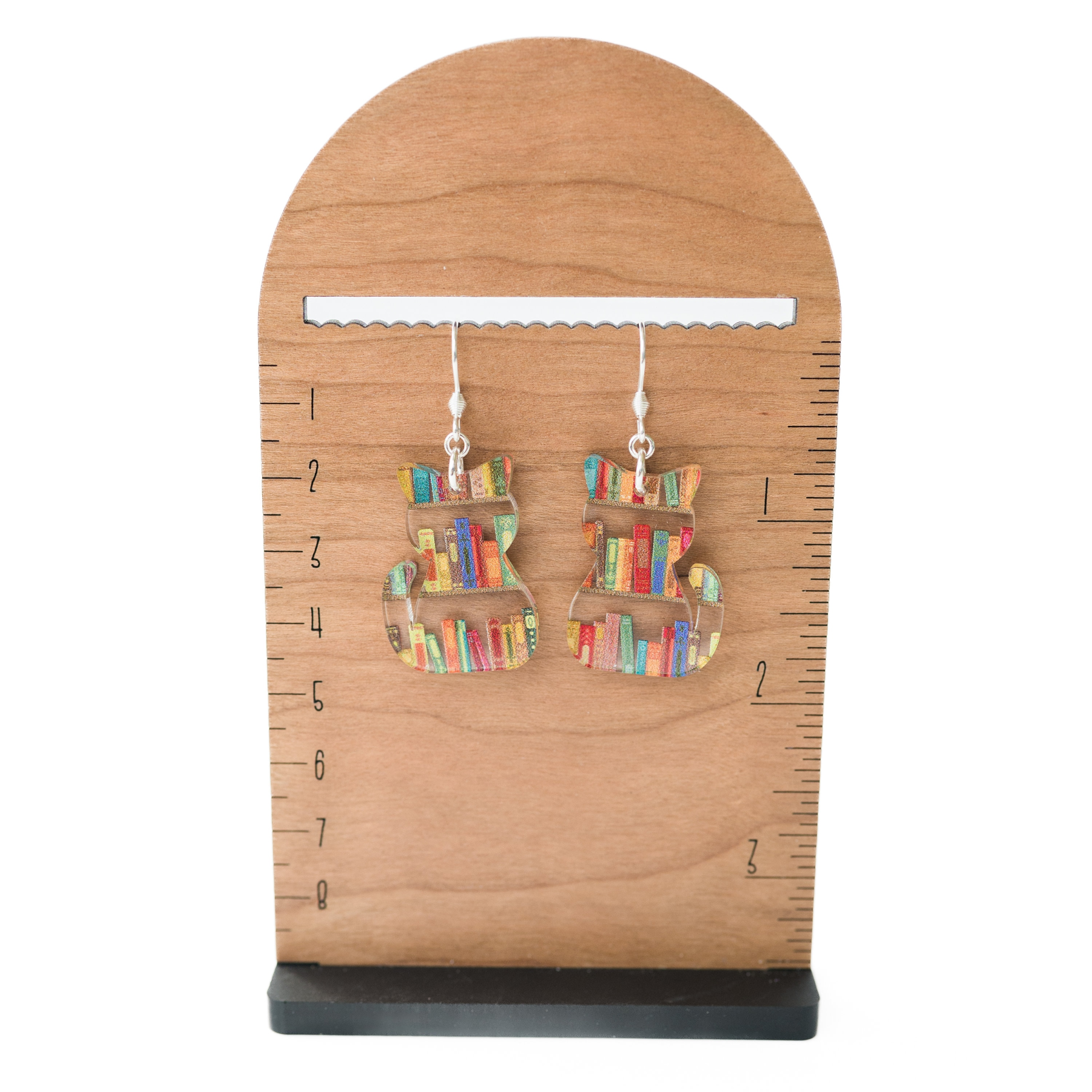 Cat Earrings(Necklace) With Books(🔥 Buy 1 Get 1 Free🔥)