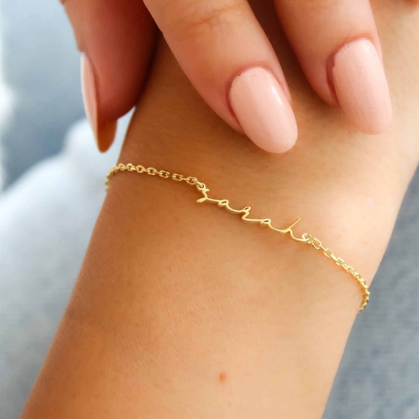 Personalized Name Handwriting Braclet