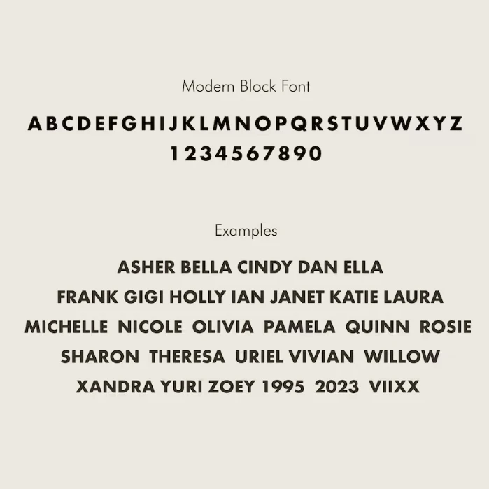 Personalized Name Necklace (Capital Letters)