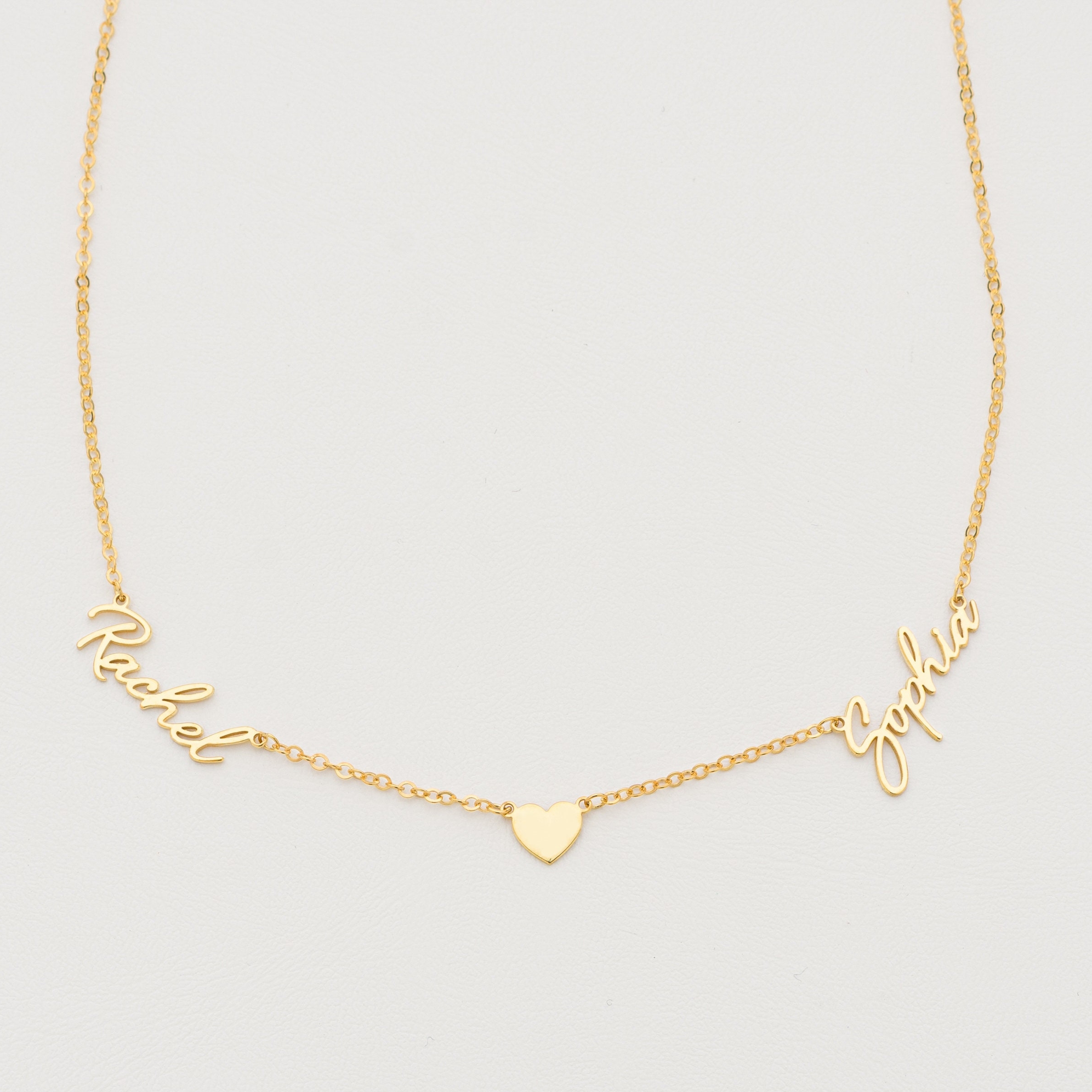 Personalized Two Name Necklace