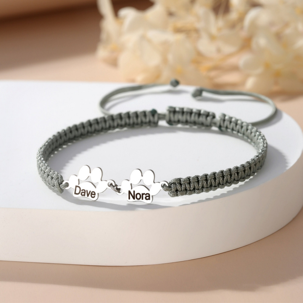 Personalized Paw Bracelet