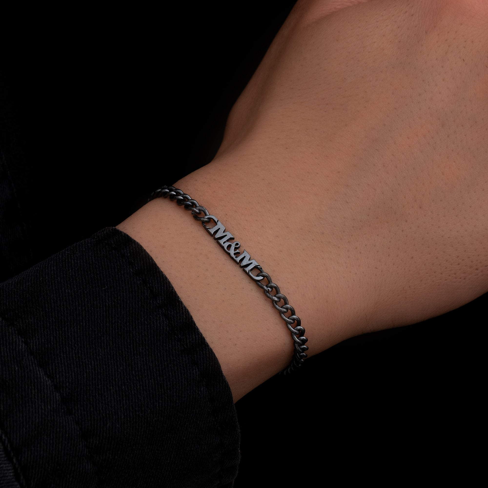 Personalized Cuban Chain Mens Bracelet