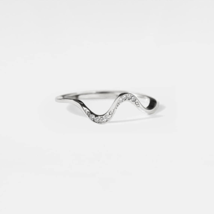 Dainty Sea Wave Stacking Ring