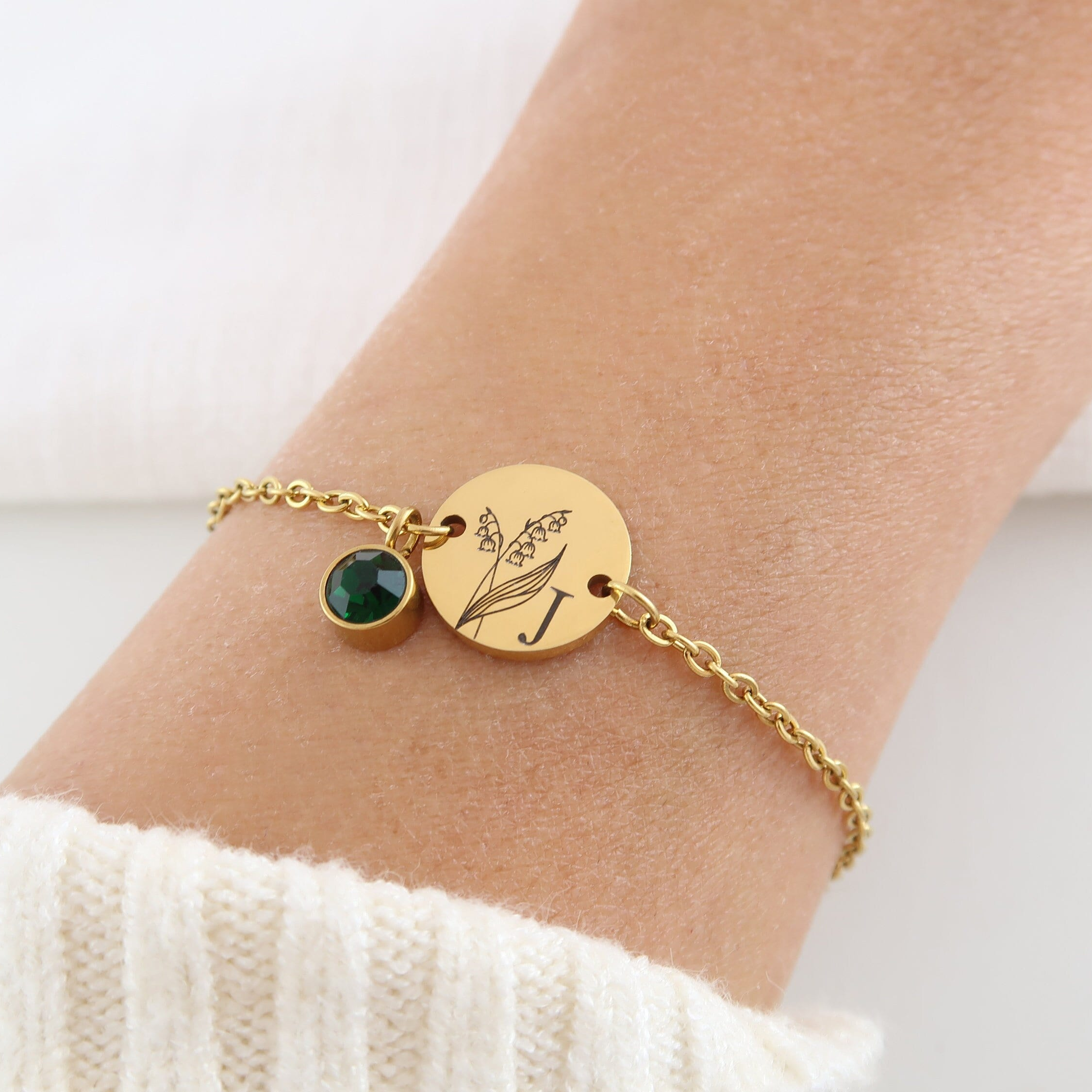 Personalized Birthstone Bracelet