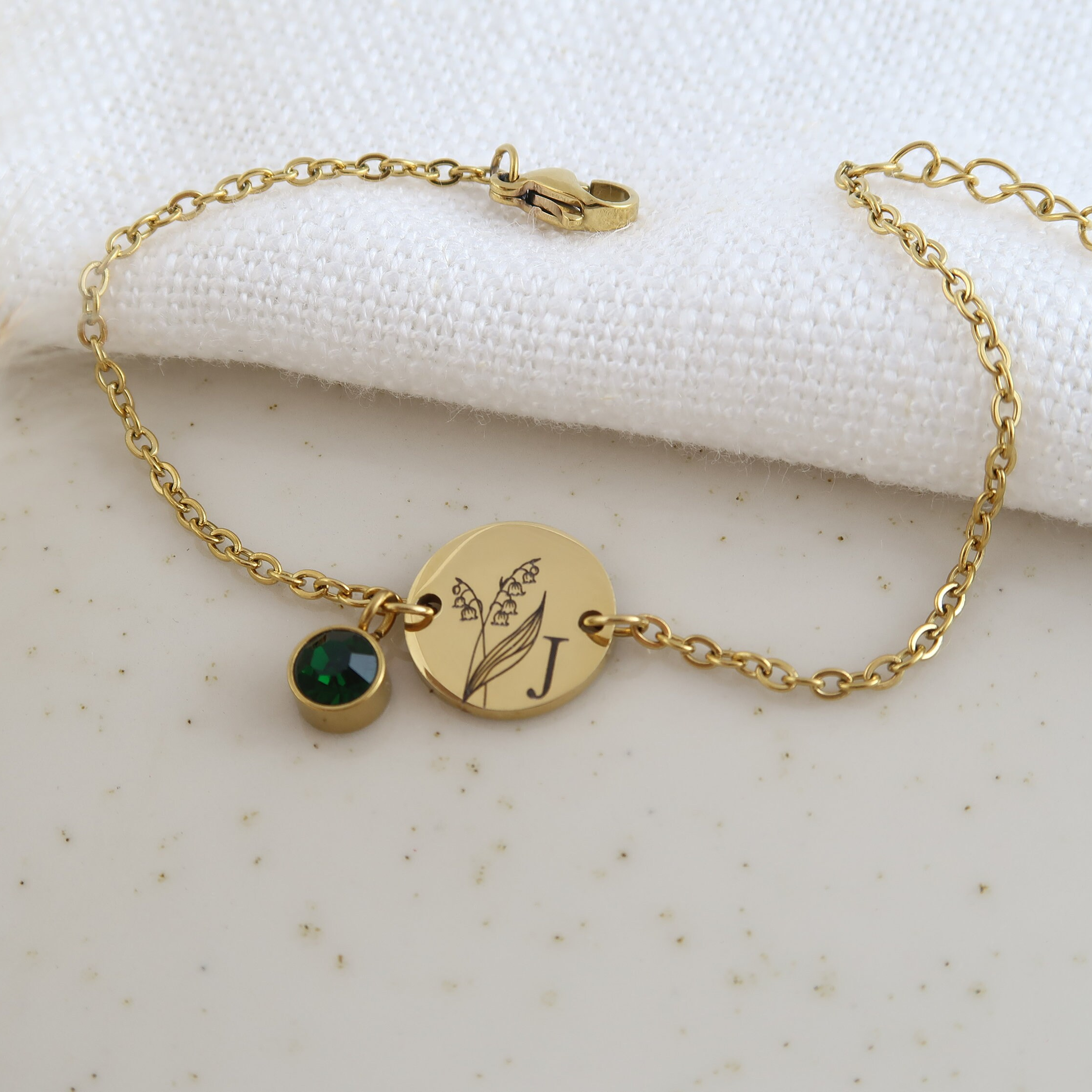Personalized Birthstone Bracelet