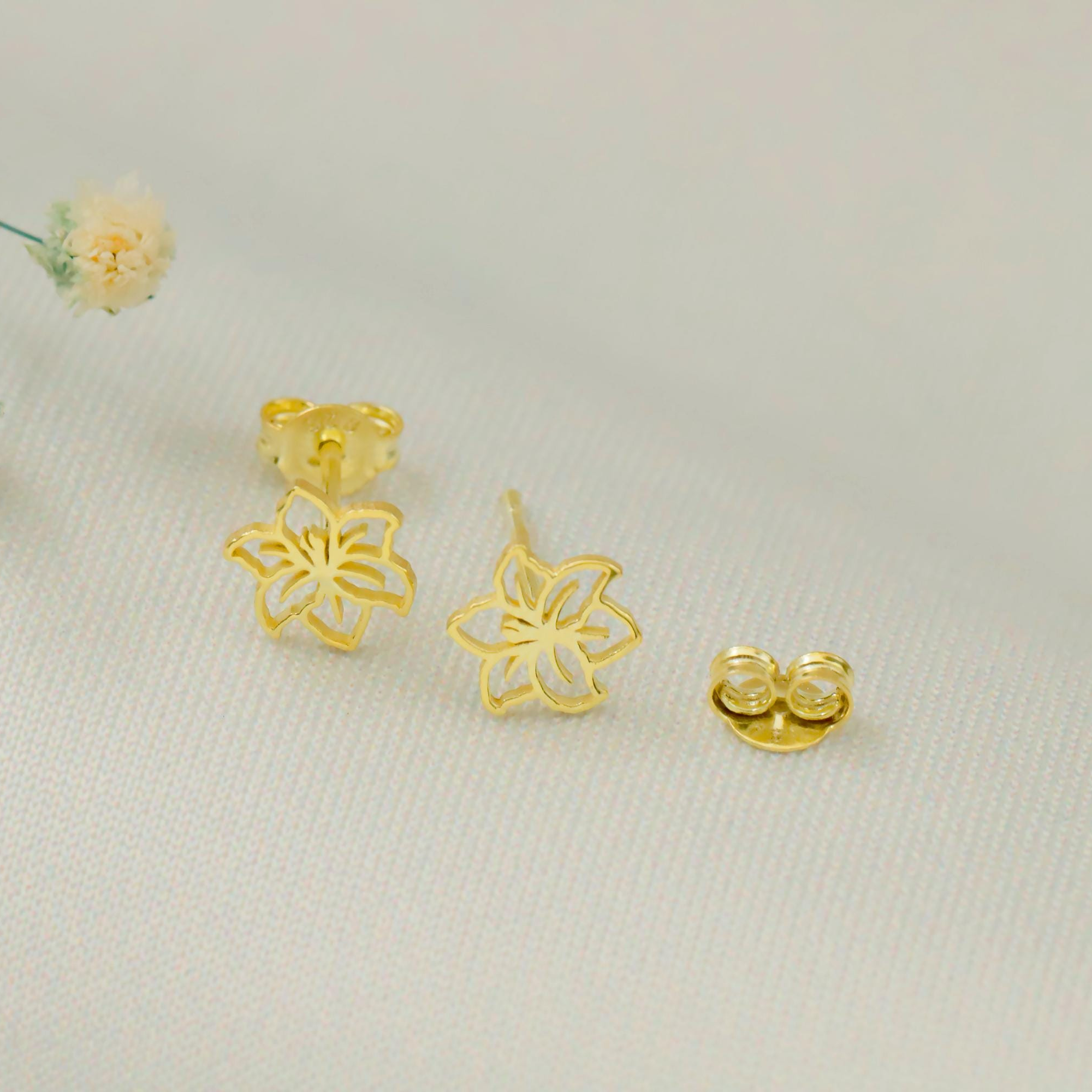 Birth Flower Earring