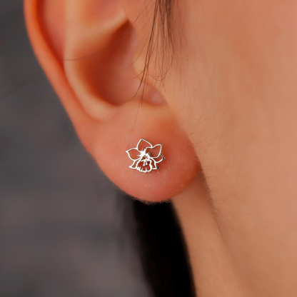 Birth Flower Earring
