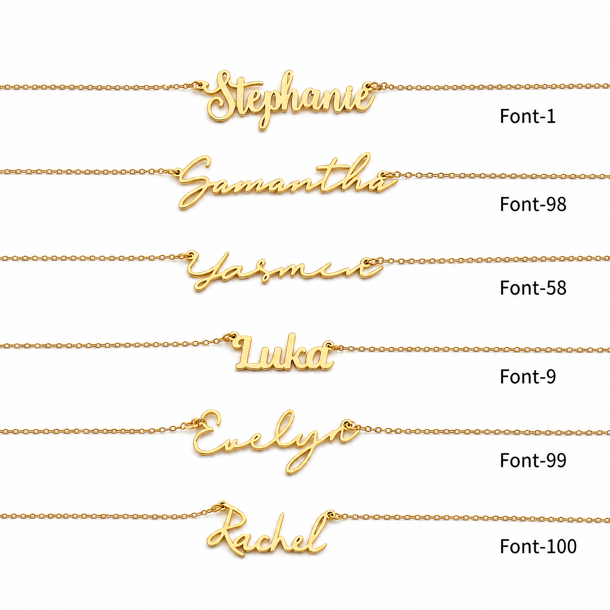 Personalized Minimalist Name Necklace