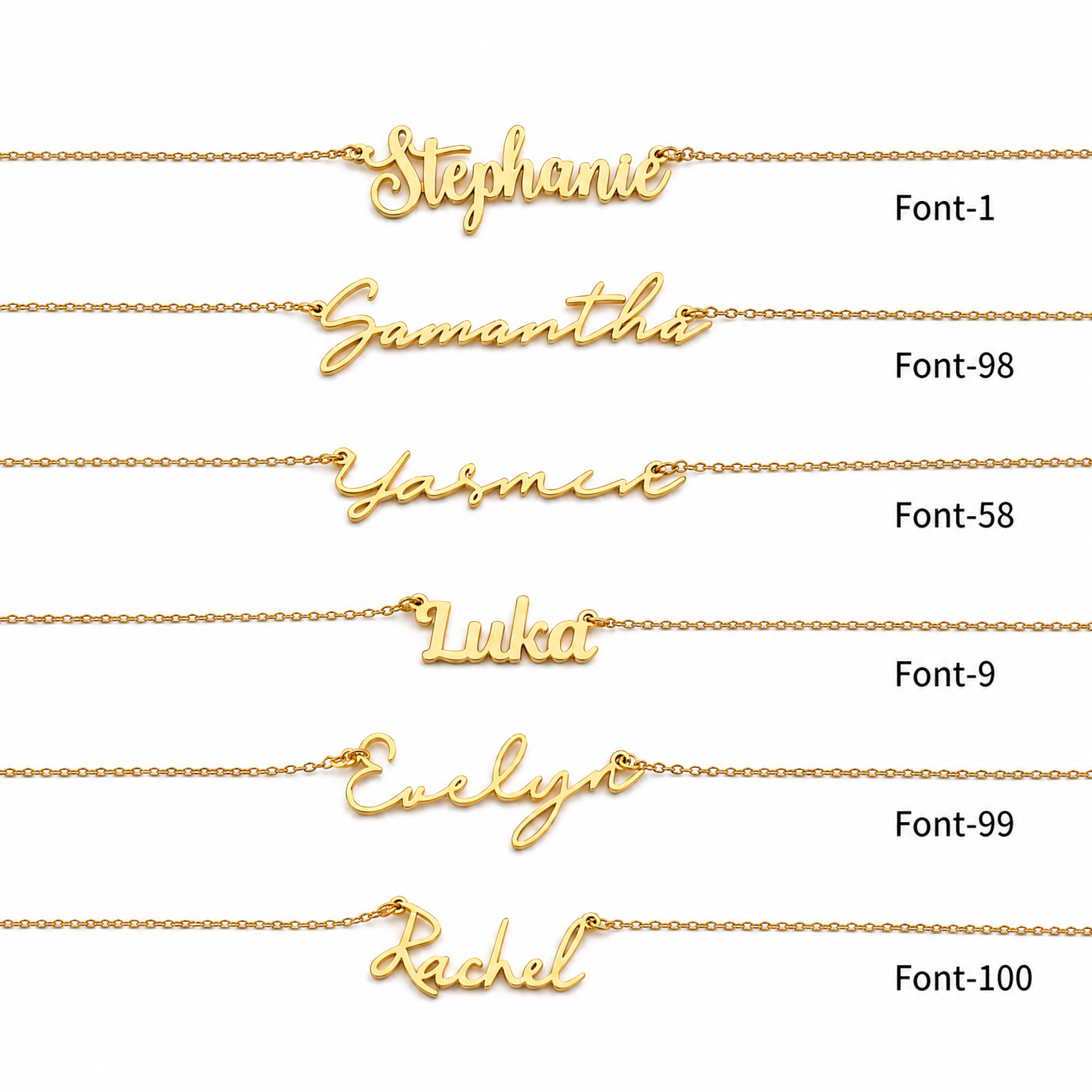 Personalized Minimalist Name Necklace