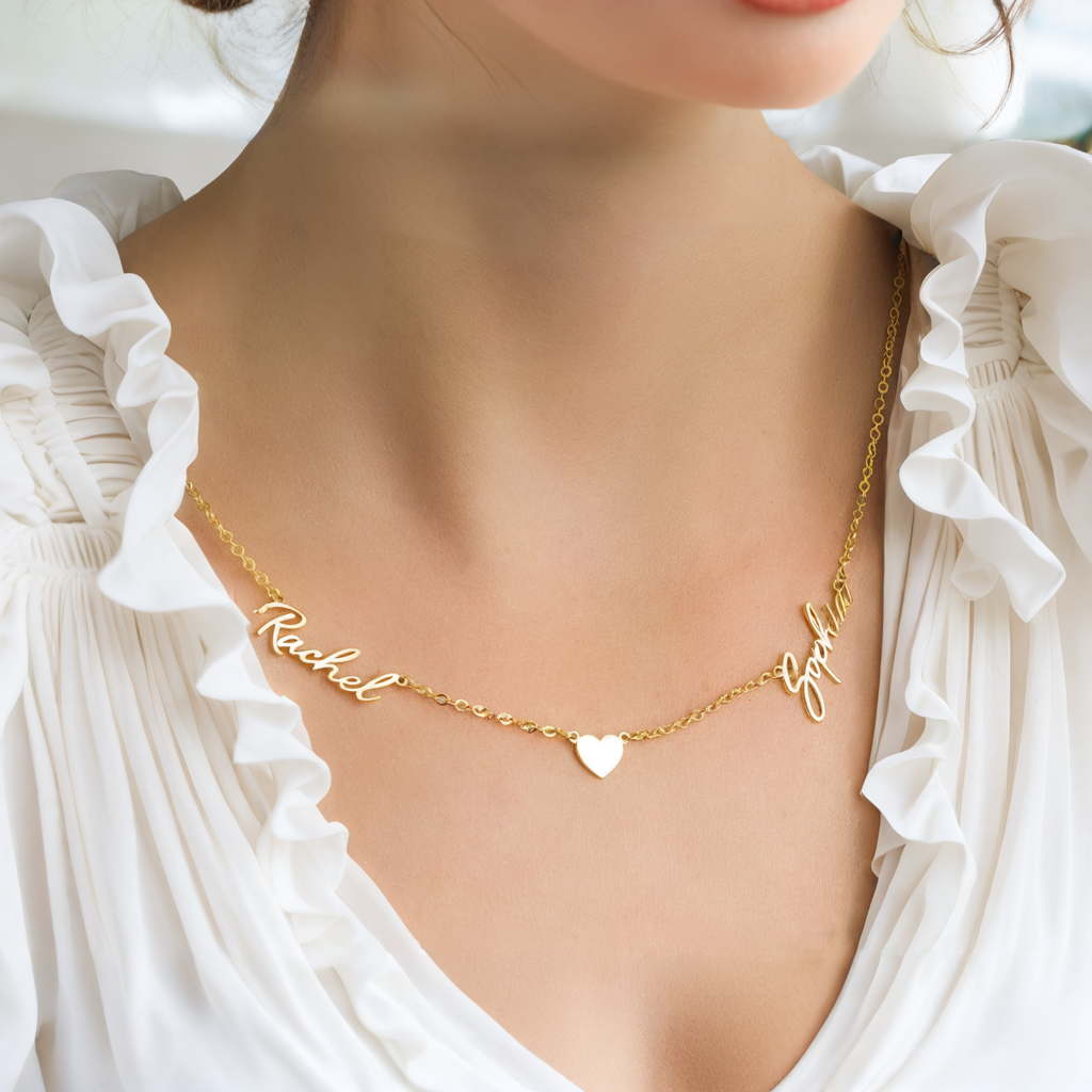 Personalized Two Name Necklace