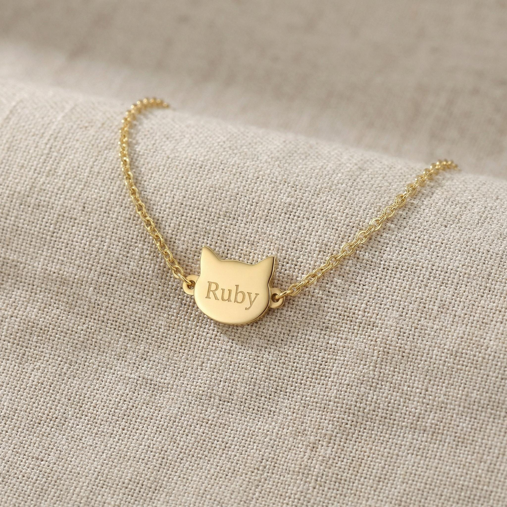 Personalized Cat Name Bracelet