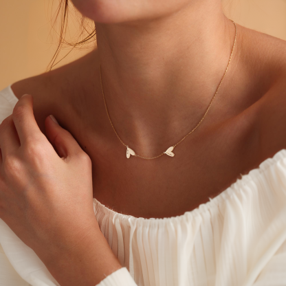 Personalized Heart Name Necklace