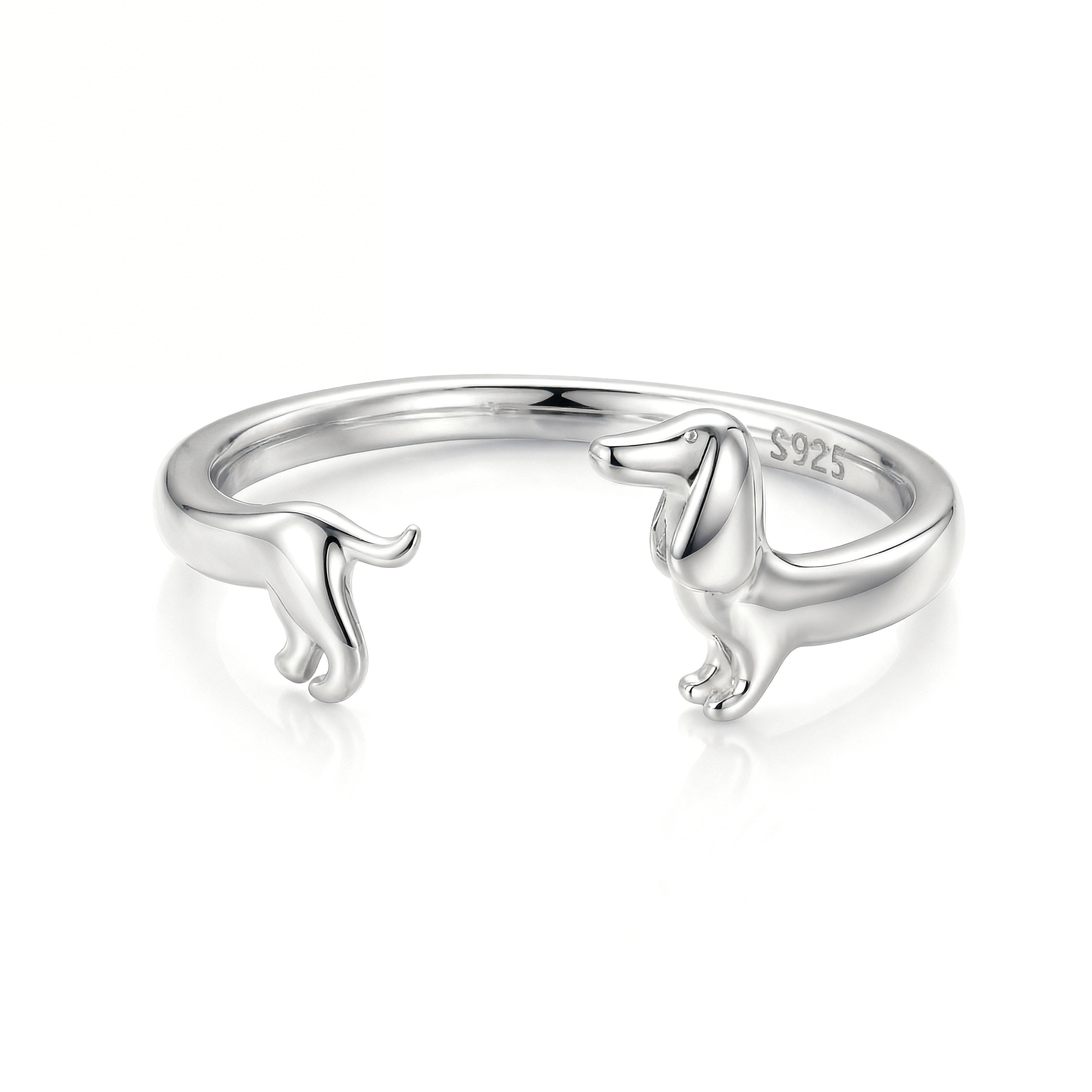 Dachshund Wrap Ring