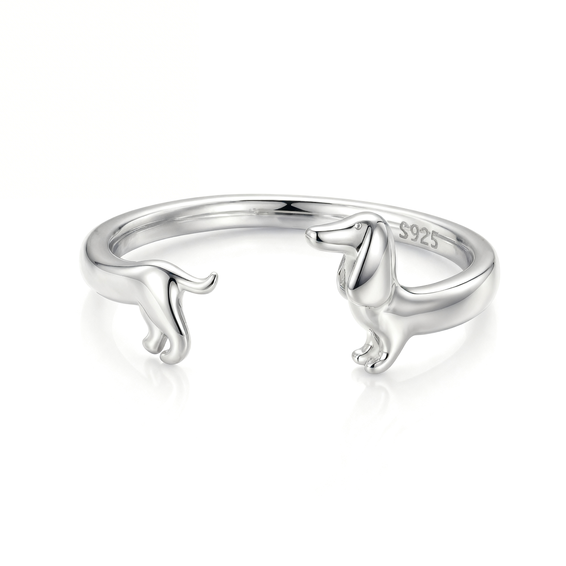Dachshund Wrap Ring 