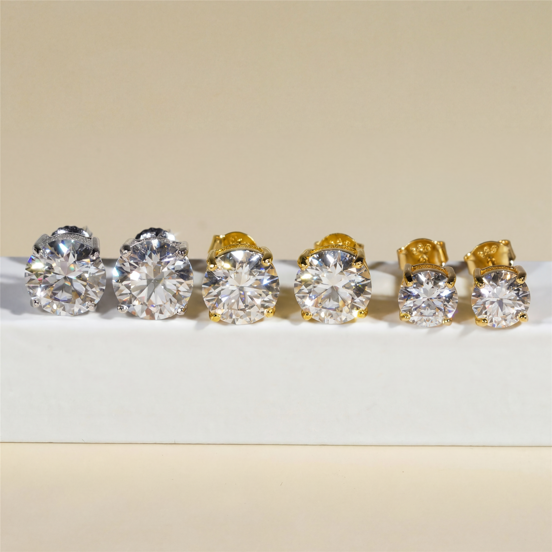 Classic Moissanite Stud Earring