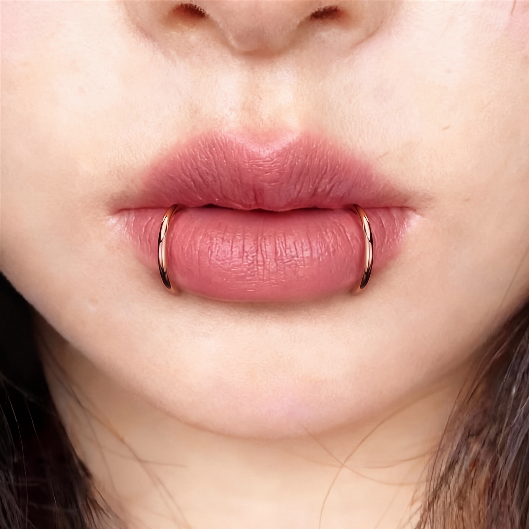 Minimalist Snake Bite Lip Rings — Subtle Edge, Bold Energy
