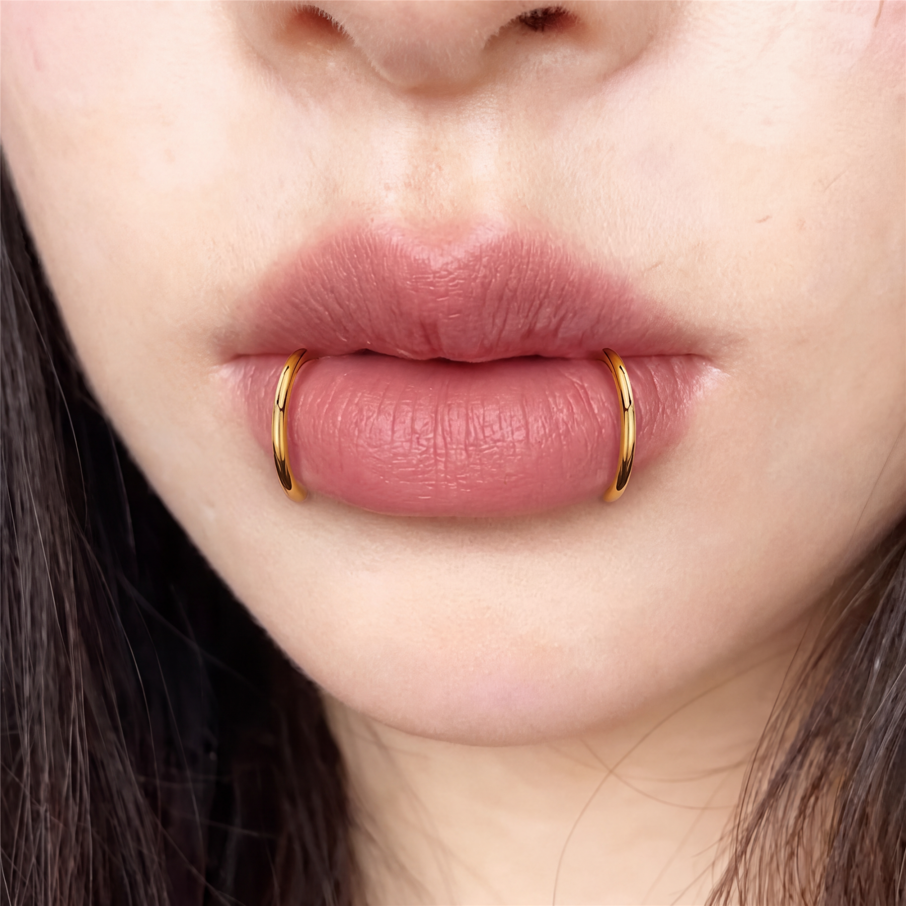 Minimalist Snake Bite Lip Rings — Subtle Edge, Bold Energy