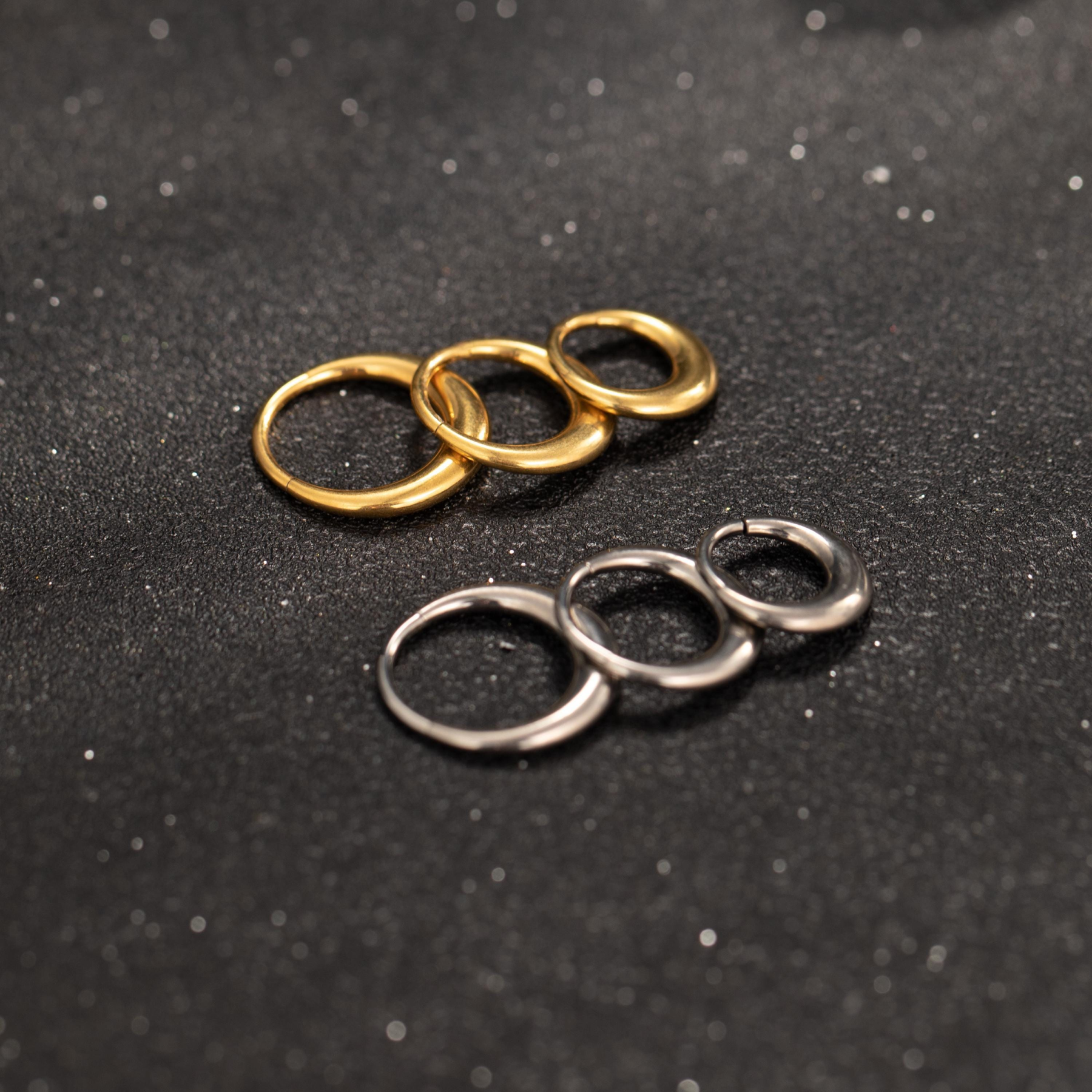 Chunky Seamless Hinged Hoop Earring