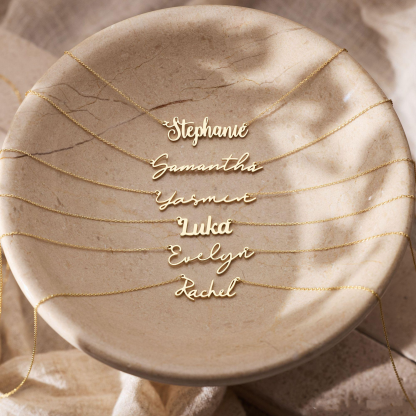 Personalized Minimalist Name Necklace