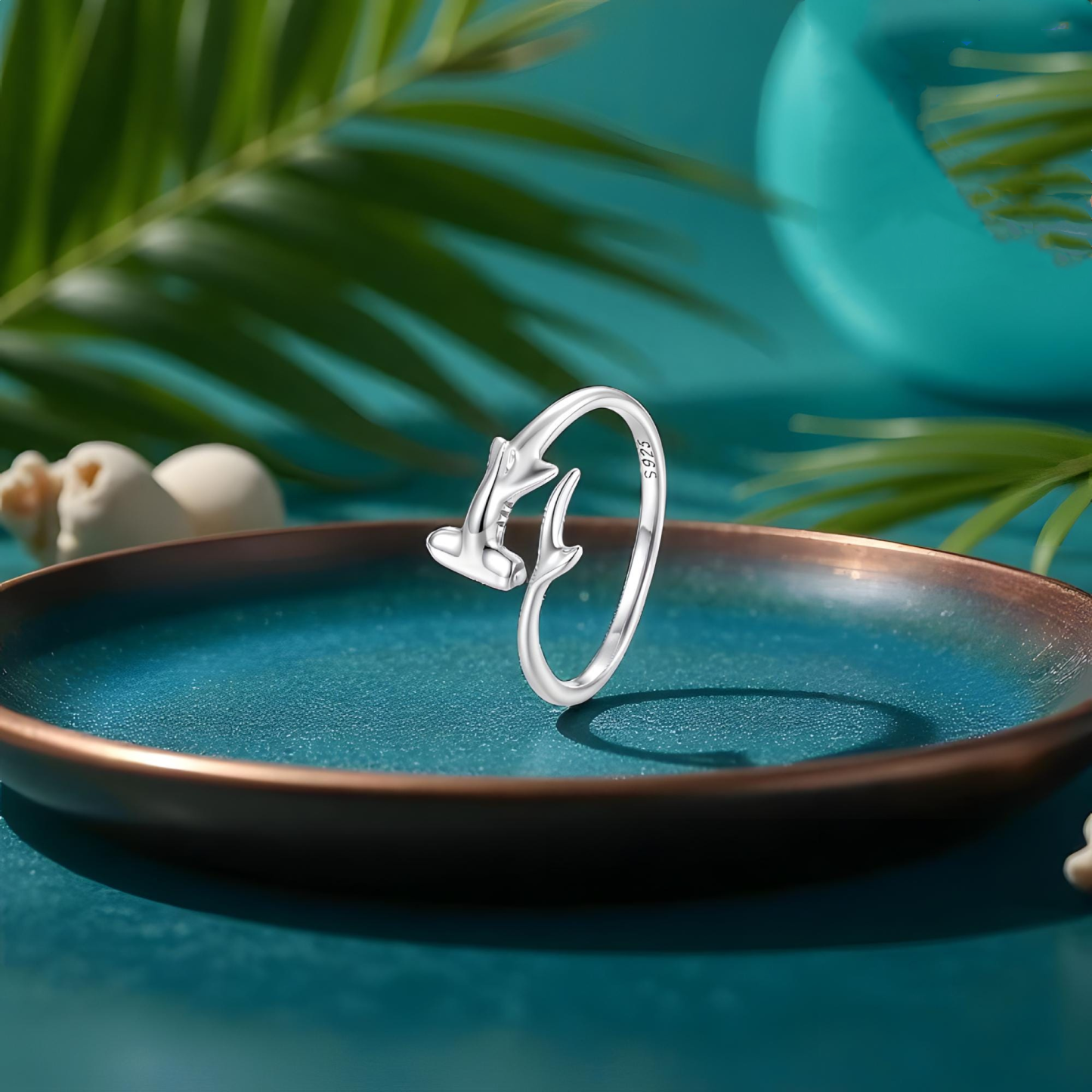 Sterling Silver Hammerhead Shark Ring