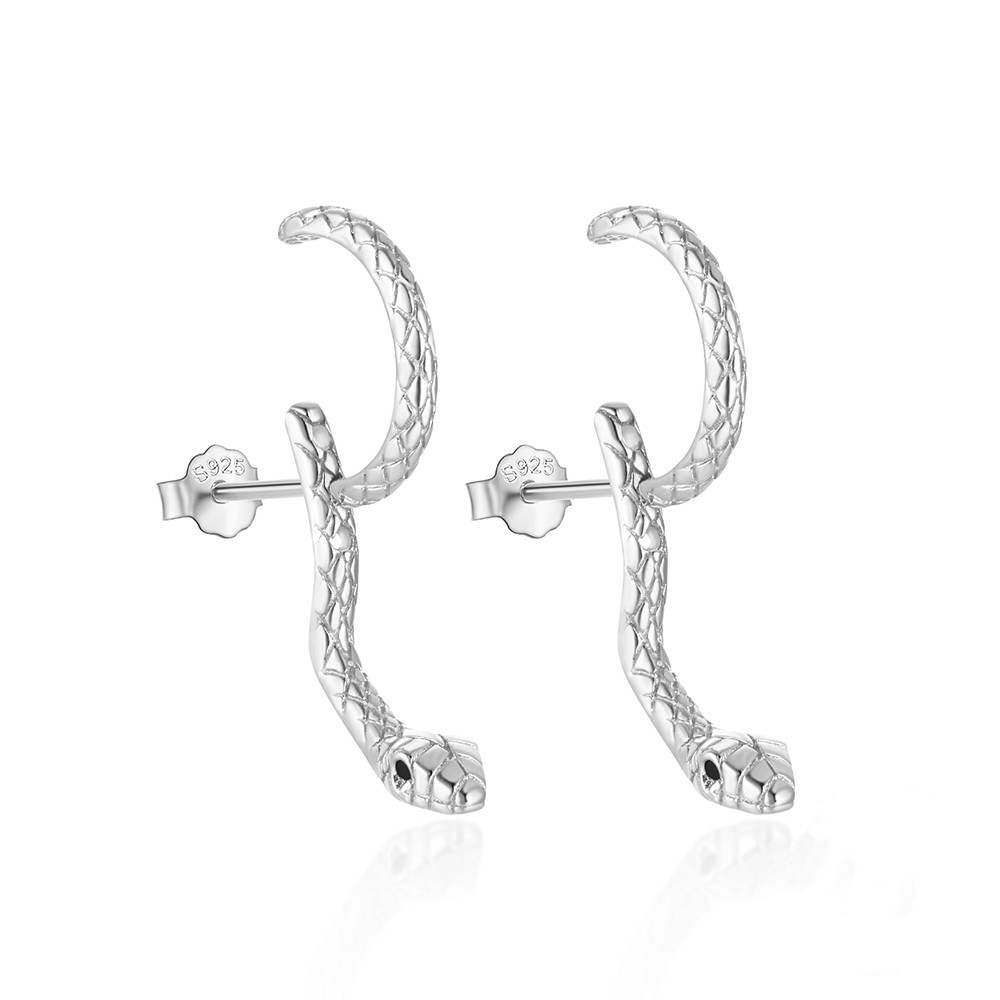 Snake Wrap Stud Earrings