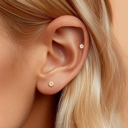 Daisy Flowers Stud Earrings