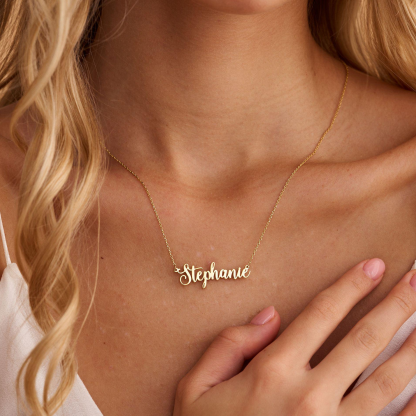 Personalized Minimalist Name Necklace