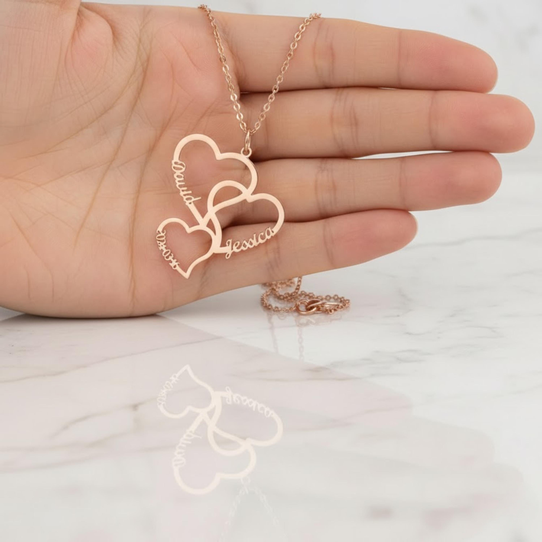 Personalized Family Necklace for Mom