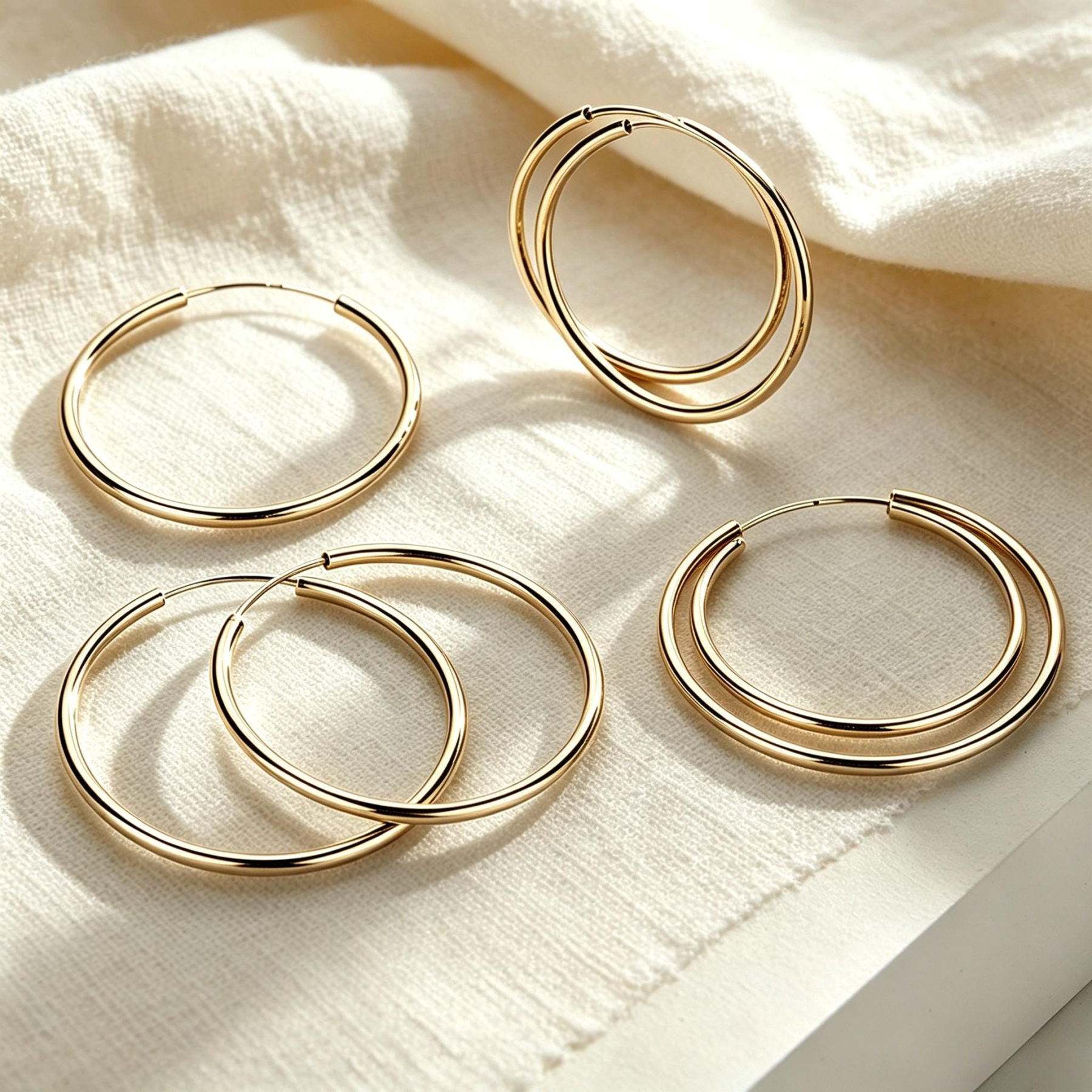 Large Hoop Earrings — Effortless Shine with a Bold Feel