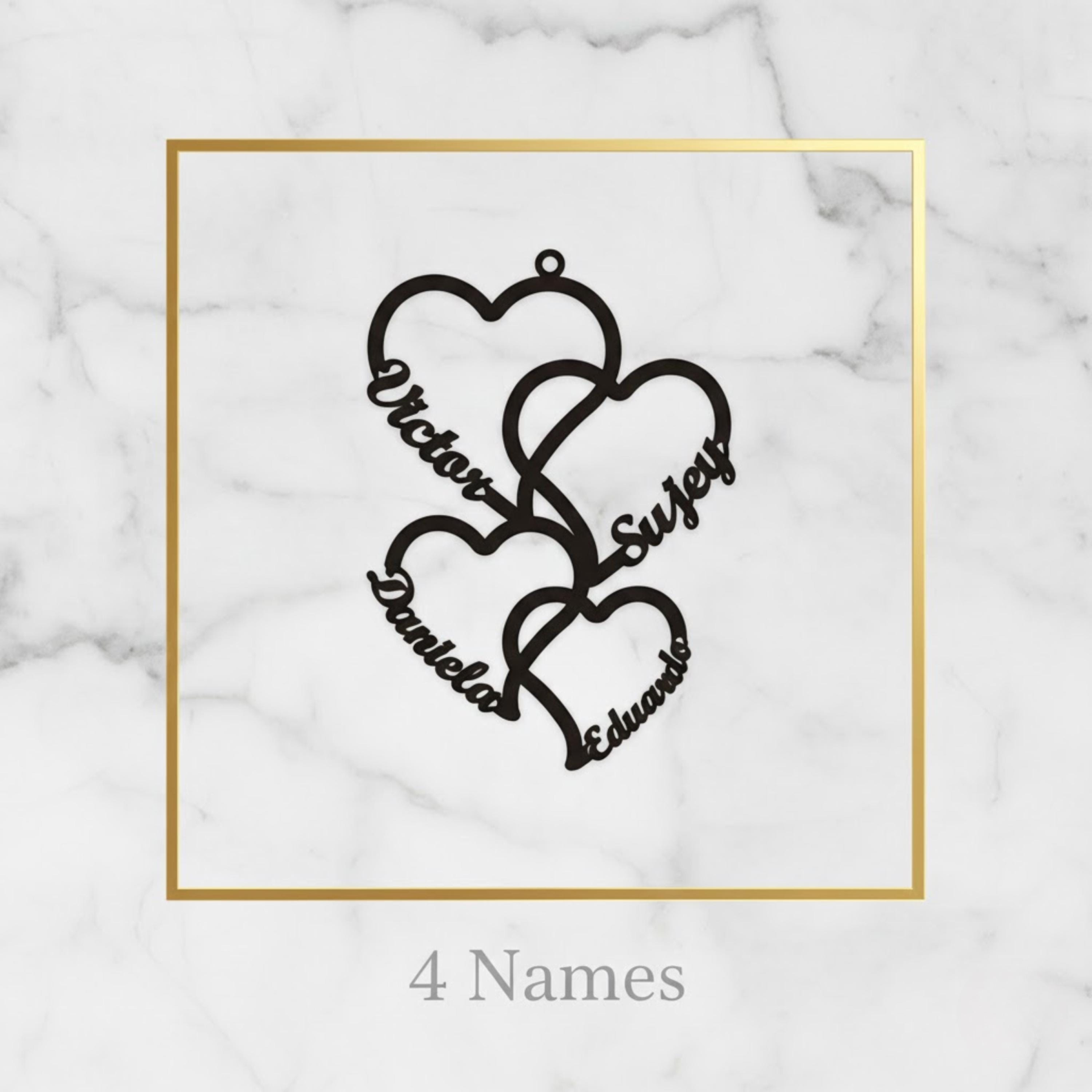 Personalized Family Necklace for Mom