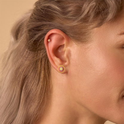 Daisy Flowers Stud Earrings