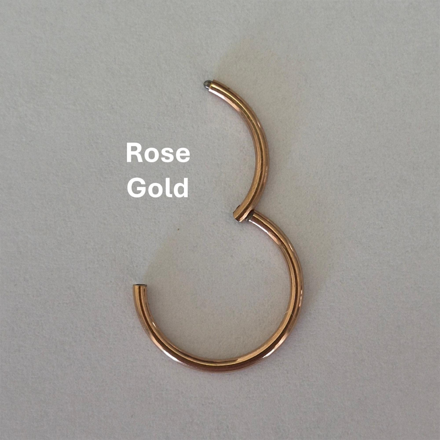 Hinged Clicker Nose Ring Earrings — Fine Lines, Endless Styling