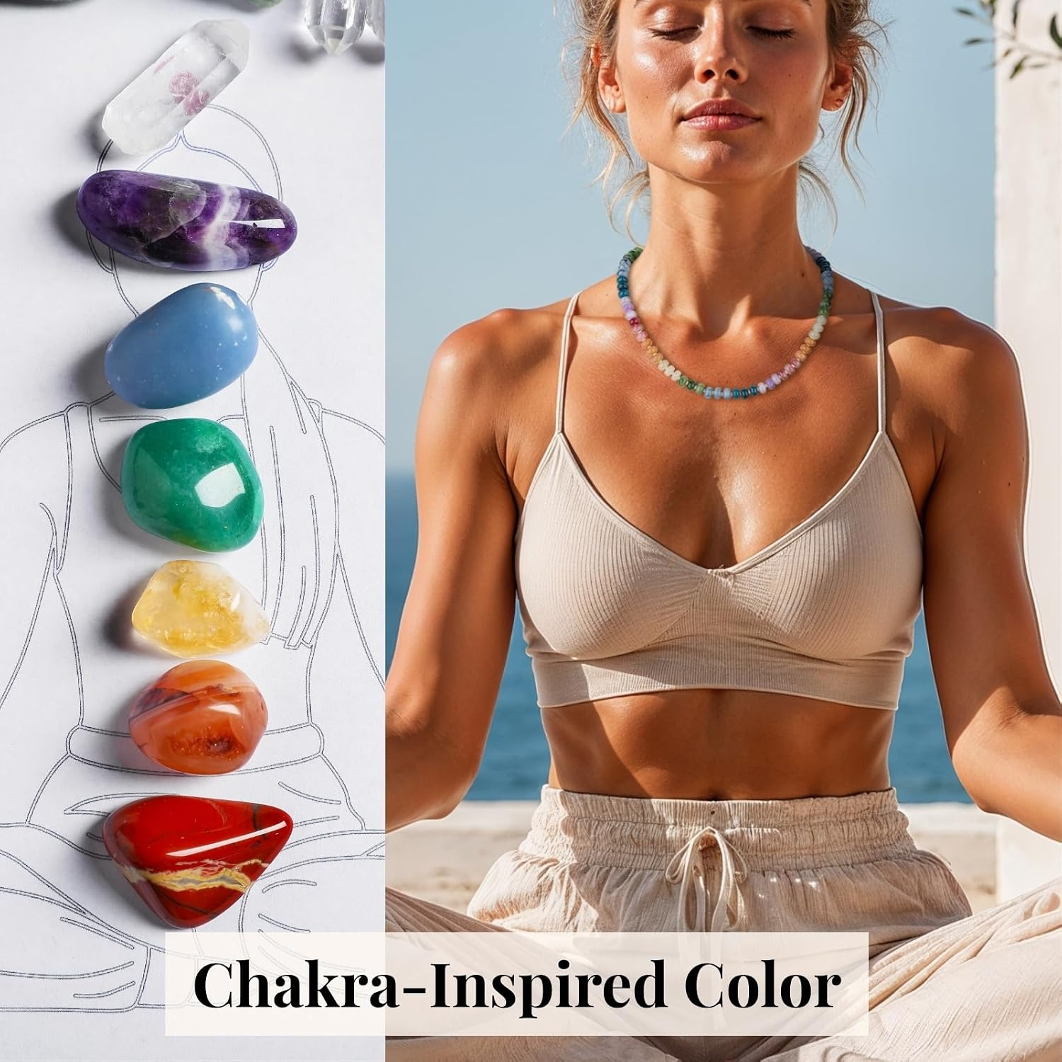 Colorful Beaded Necklace — A Little Rainbow for Every Day