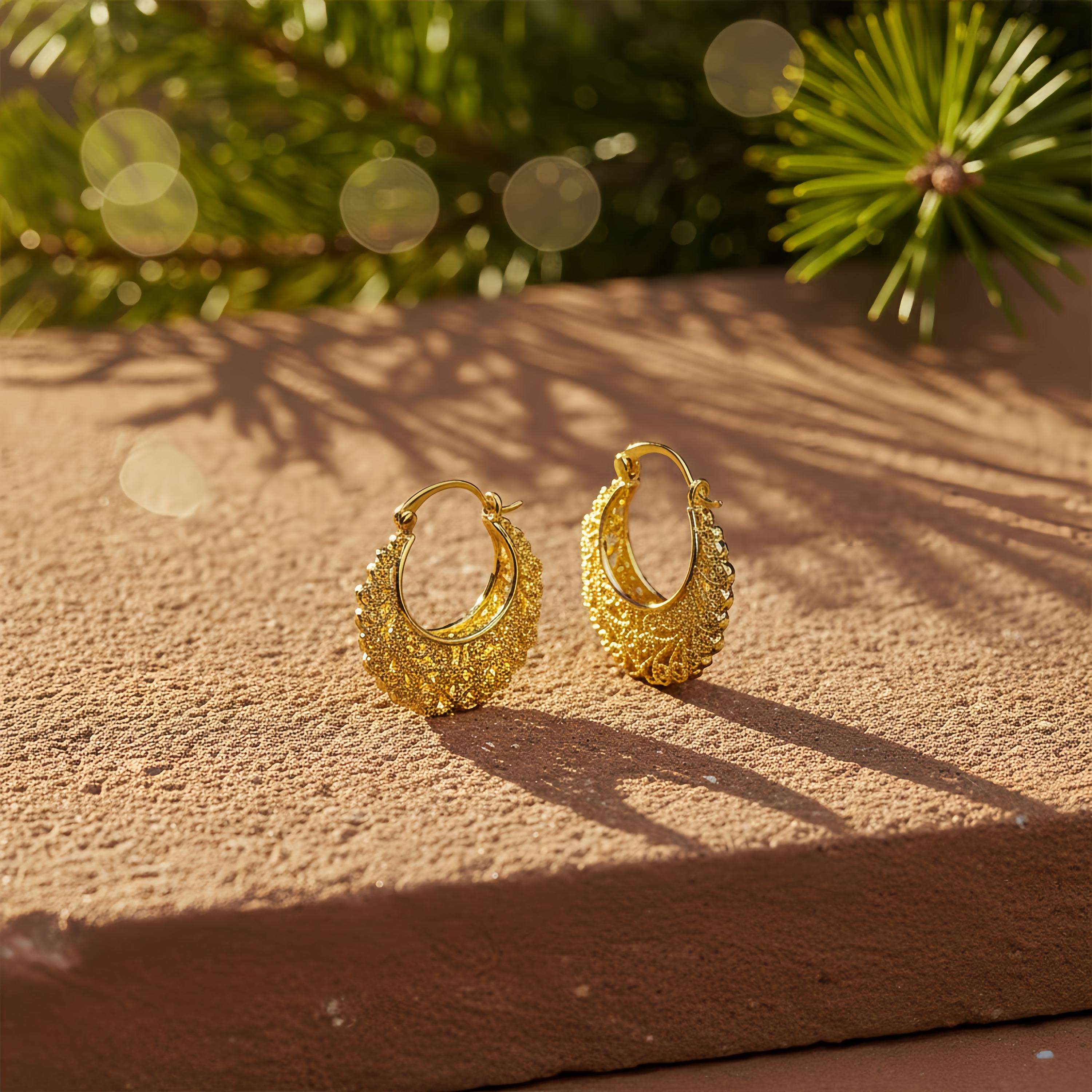 Filigree Hollow Earrings — Vintage Grace in Every Detail