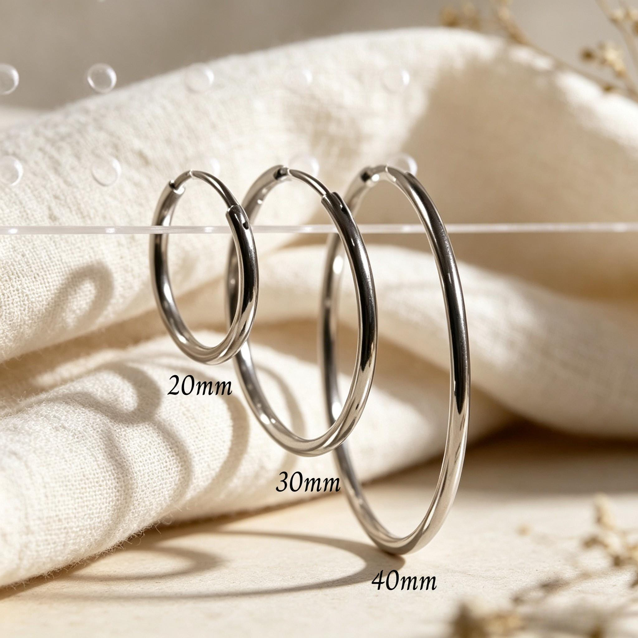 Large Hoop Earrings — Effortless Shine with a Bold Feel