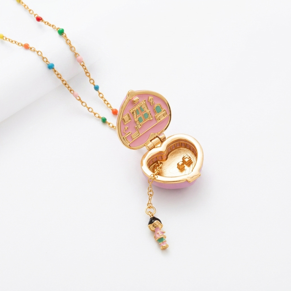 Vintage Heart Locket Necklace — A Tiny Fairytale You Can Wear