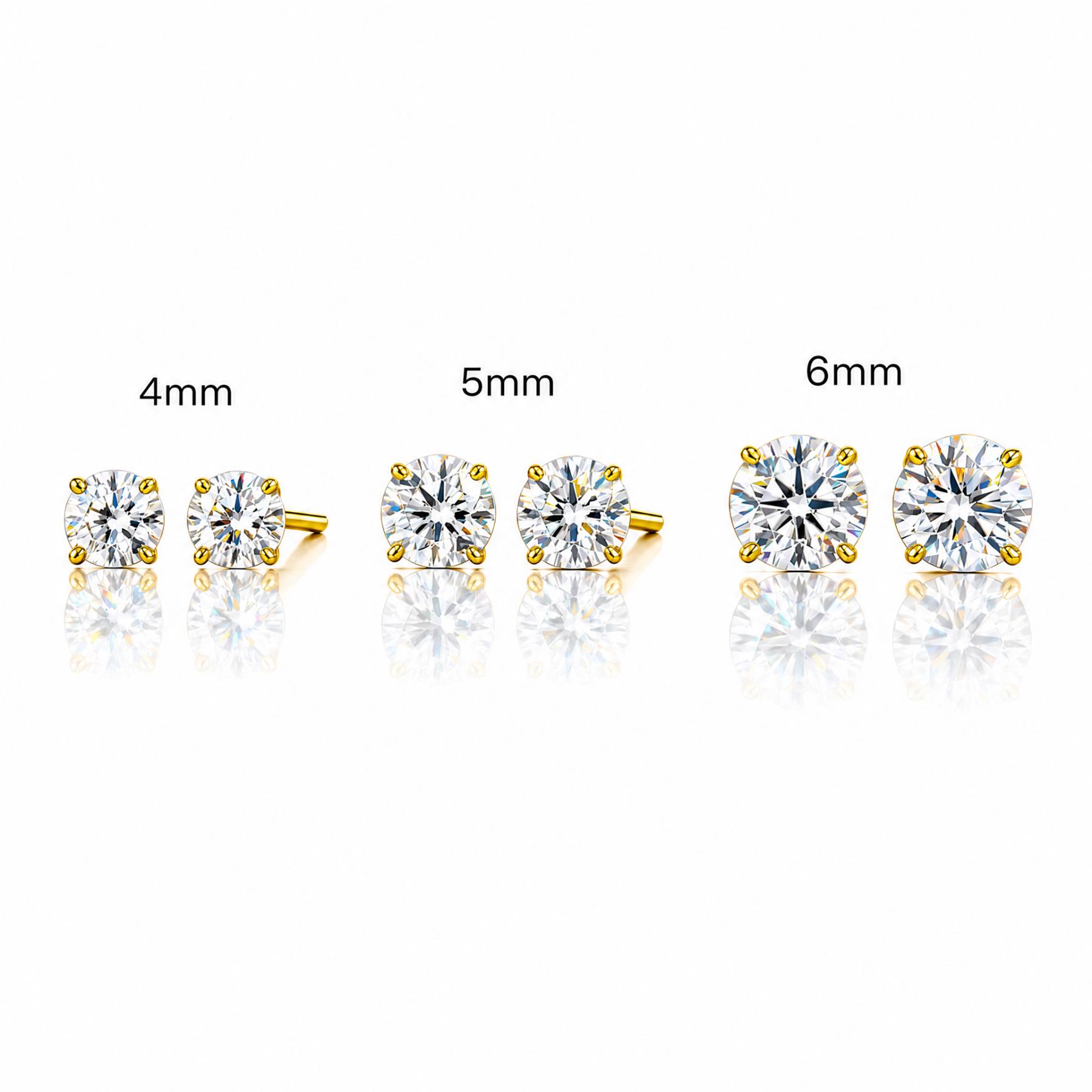 Classic Moissanite Stud Earring