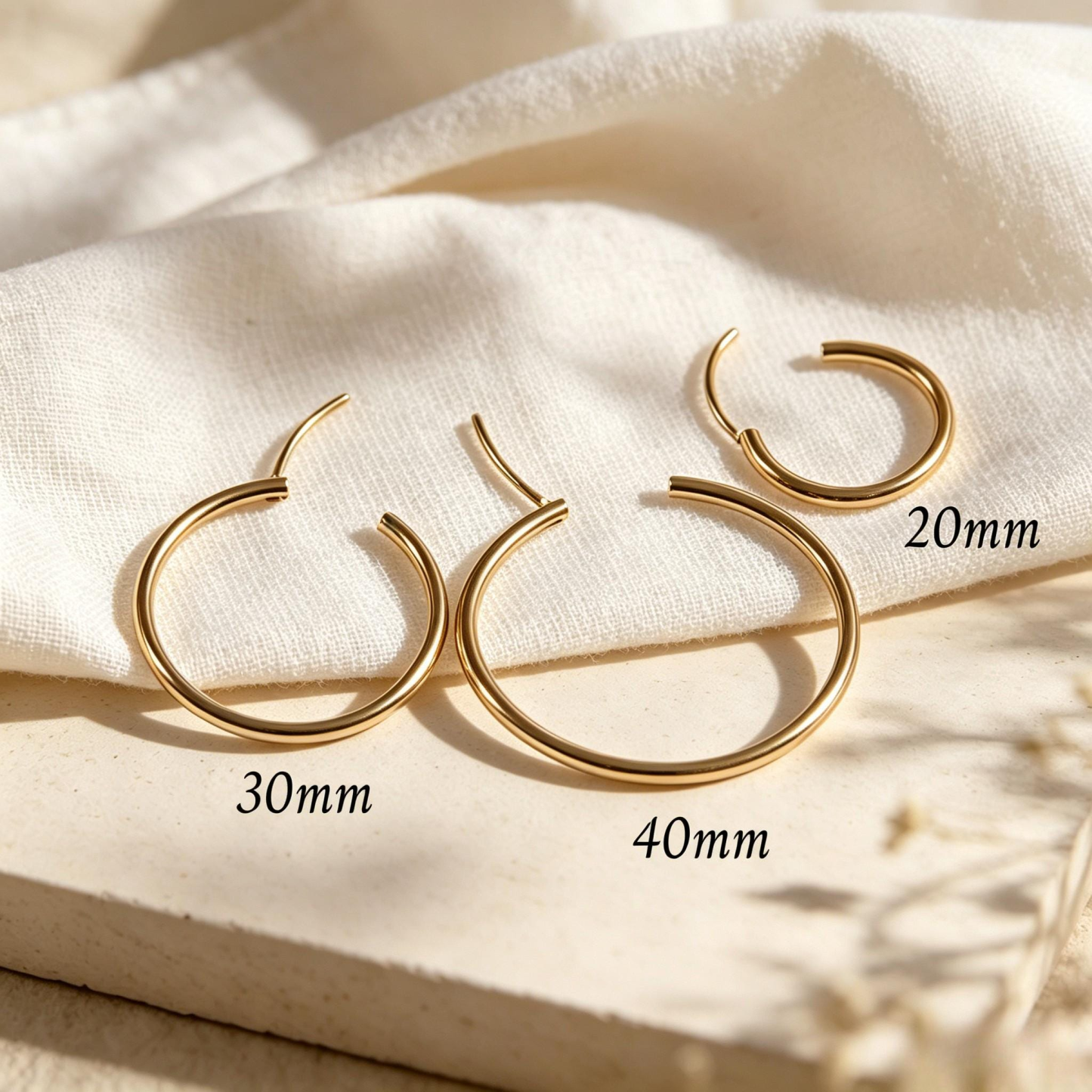 Large Hoop Earrings — Effortless Shine with a Bold Feel