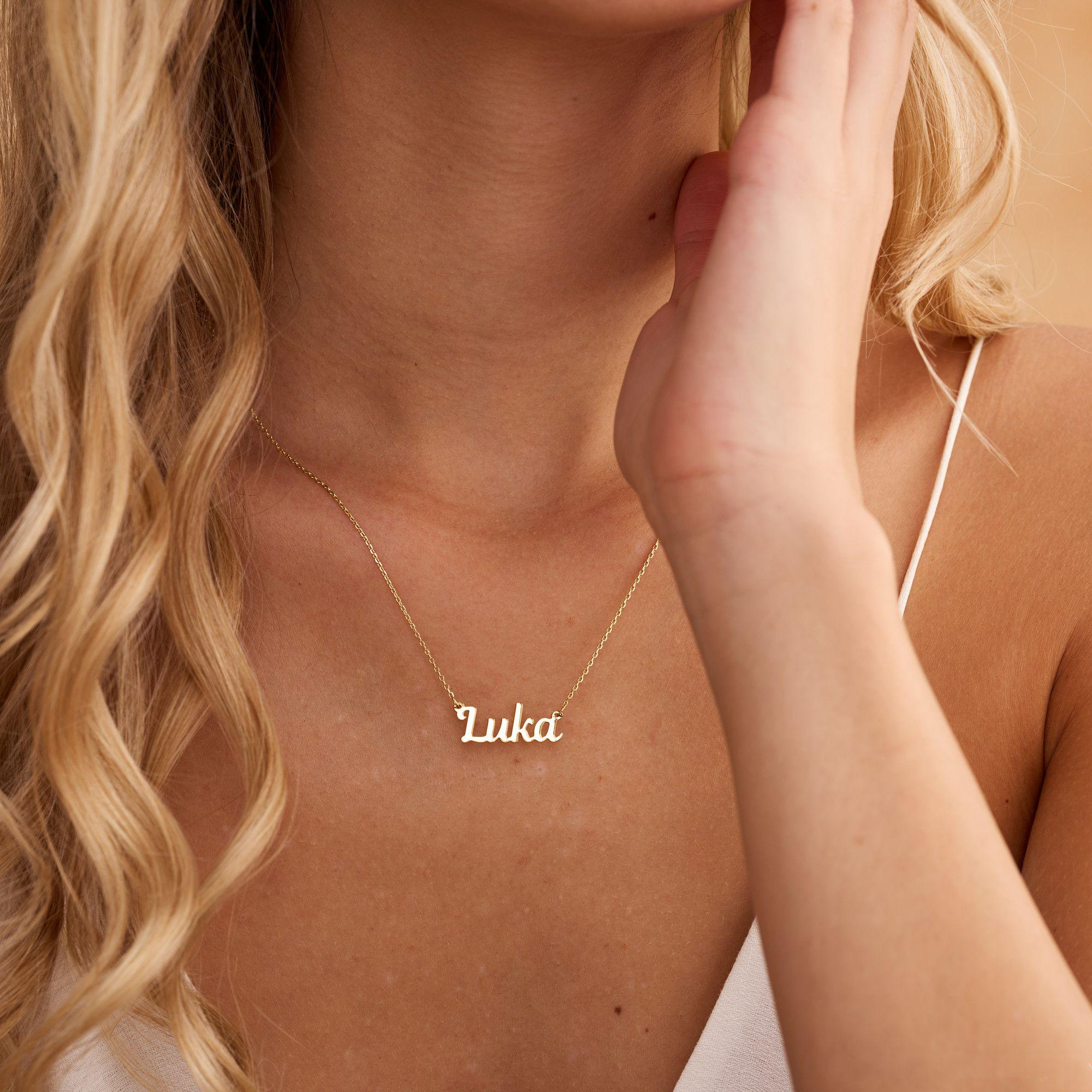 Personalized Minimalist Name Necklace