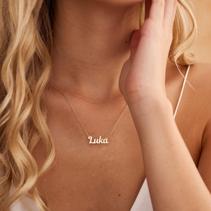 Personalized Minimalist Name Necklace